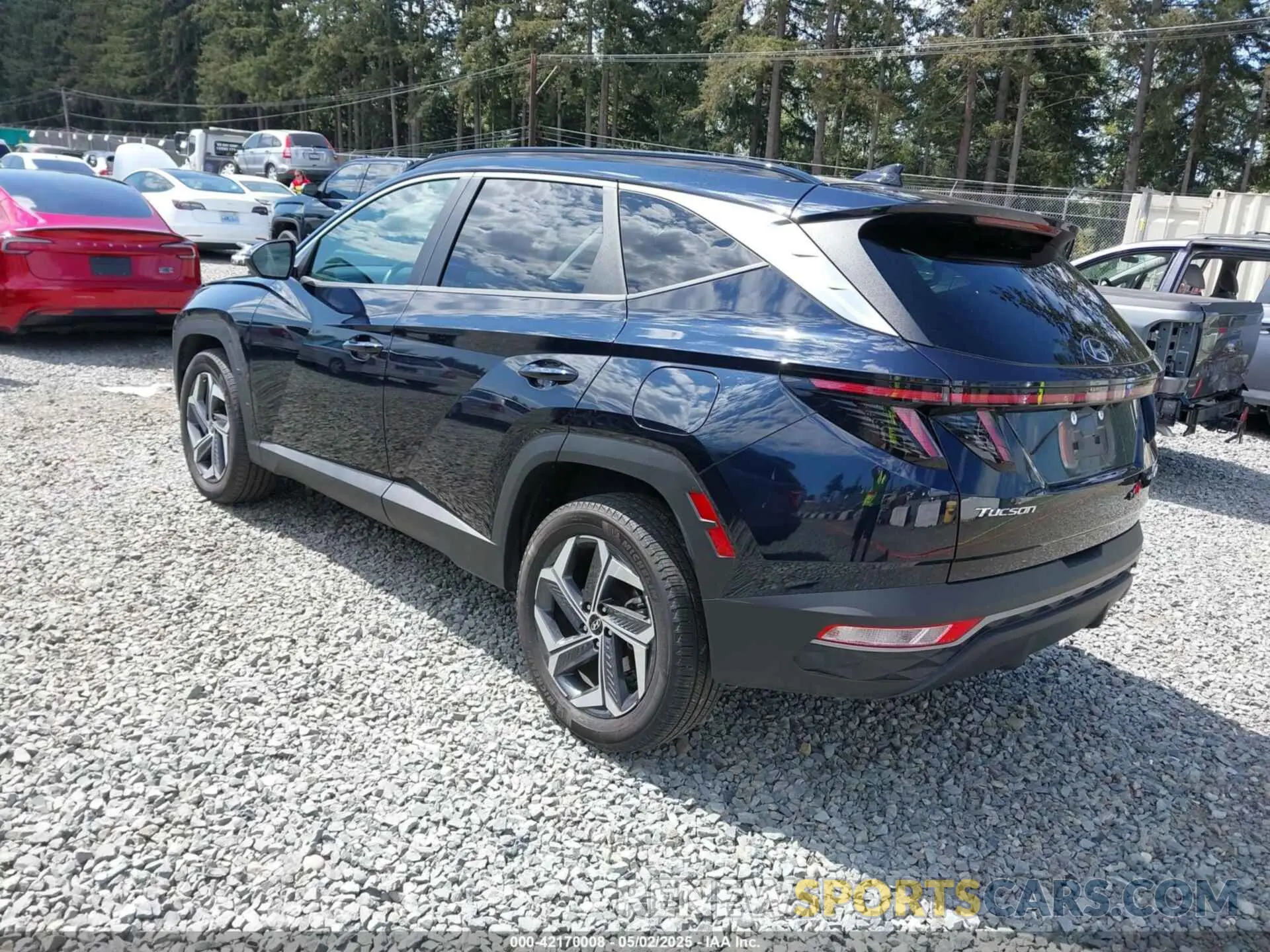 3 Photograph of a damaged car KM8JFCA11NU026291 HYUNDAI TUCSON HYBRID 2022