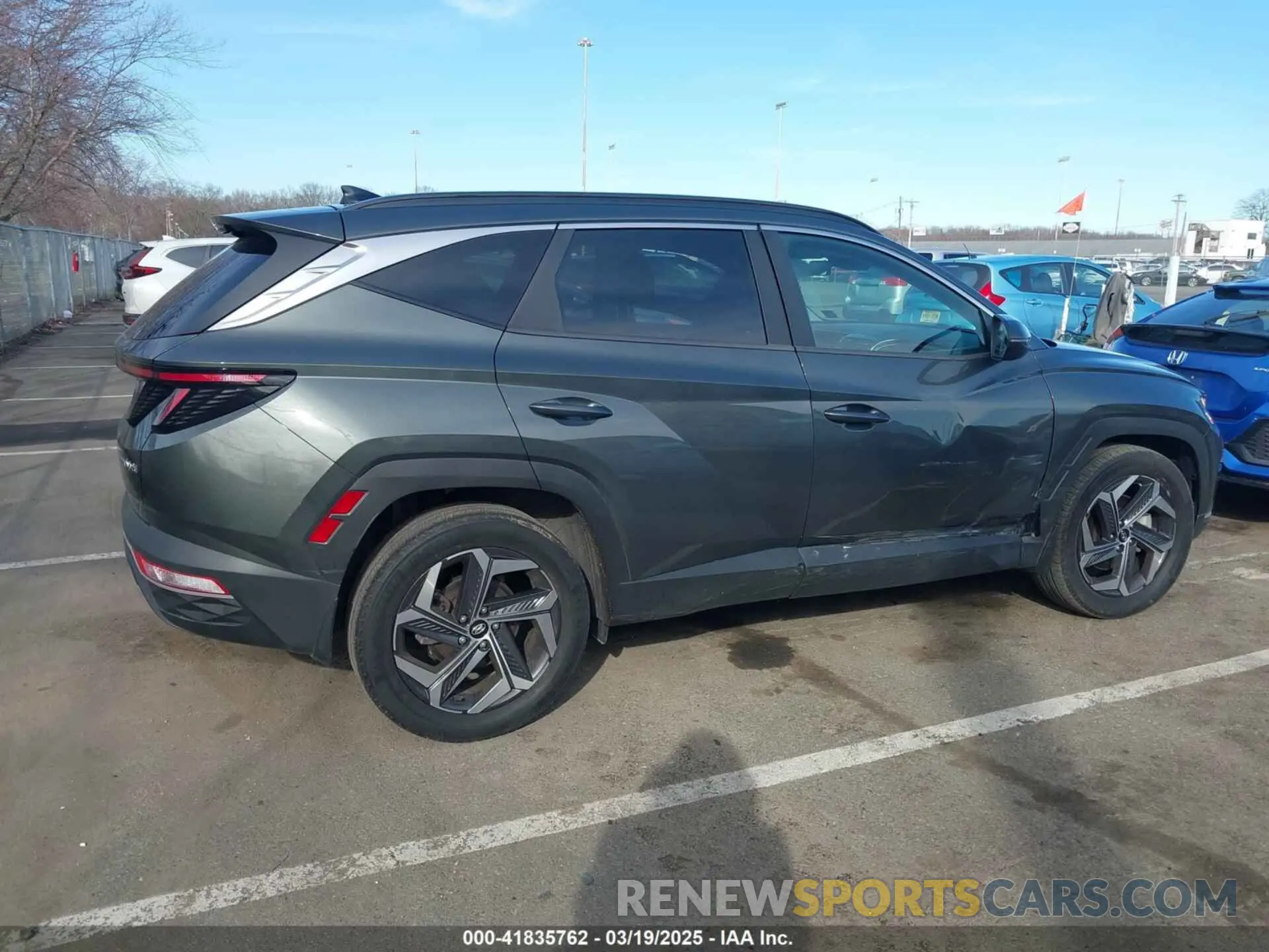 6 Photograph of a damaged car KM8JFCA11NU035850 HYUNDAI TUCSON HYBRID 2022