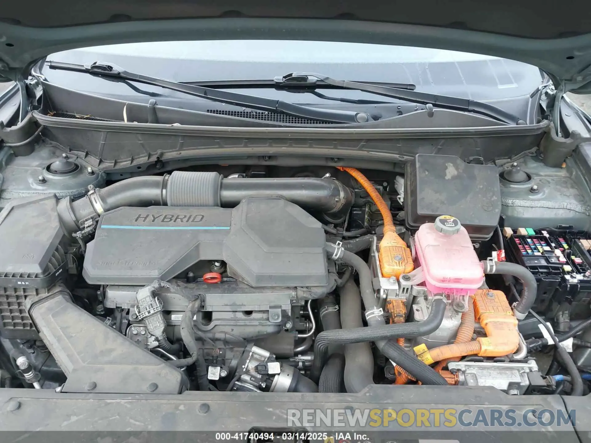 10 Photograph of a damaged car KM8JFCA11NU074986 HYUNDAI TUCSON HYBRID 2022
