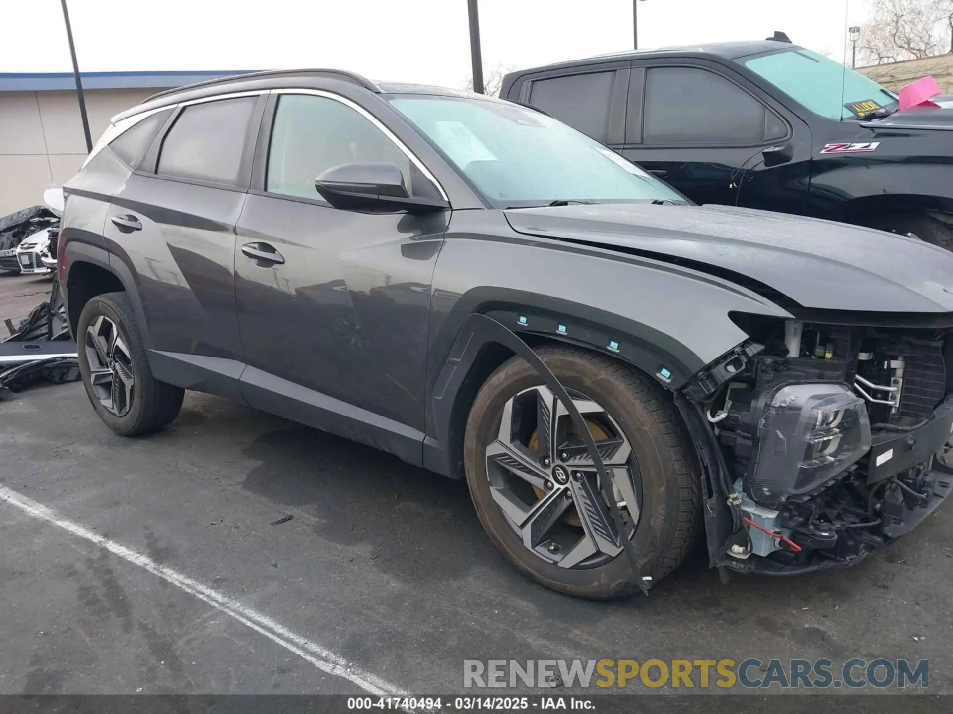 13 Photograph of a damaged car KM8JFCA11NU074986 HYUNDAI TUCSON HYBRID 2022