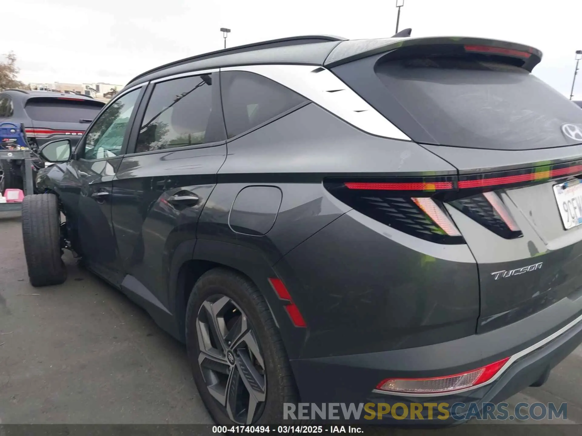 14 Photograph of a damaged car KM8JFCA11NU074986 HYUNDAI TUCSON HYBRID 2022