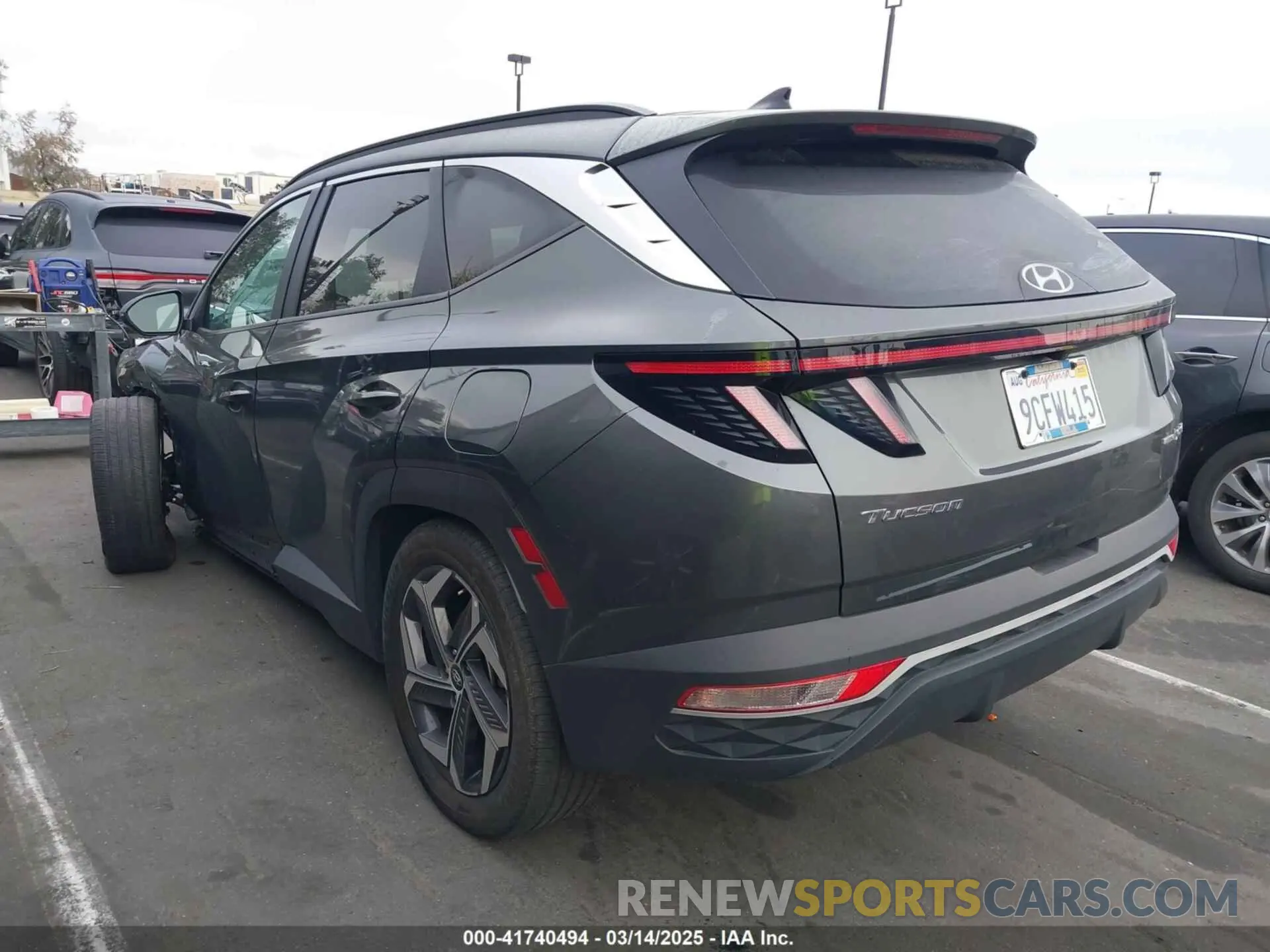 3 Photograph of a damaged car KM8JFCA11NU074986 HYUNDAI TUCSON HYBRID 2022