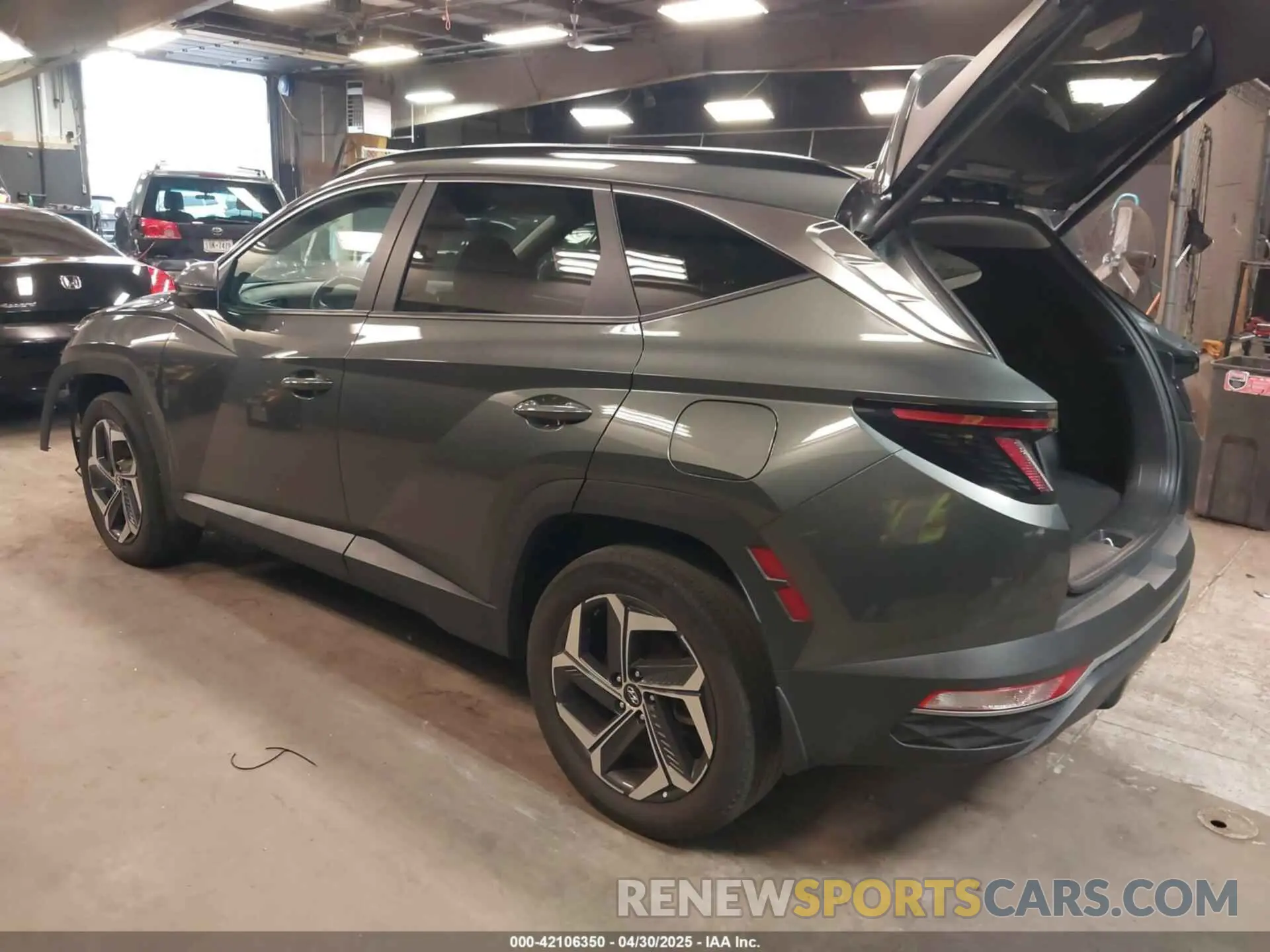3 Photograph of a damaged car KM8JFCA11NU080691 HYUNDAI TUCSON HYBRID 2022