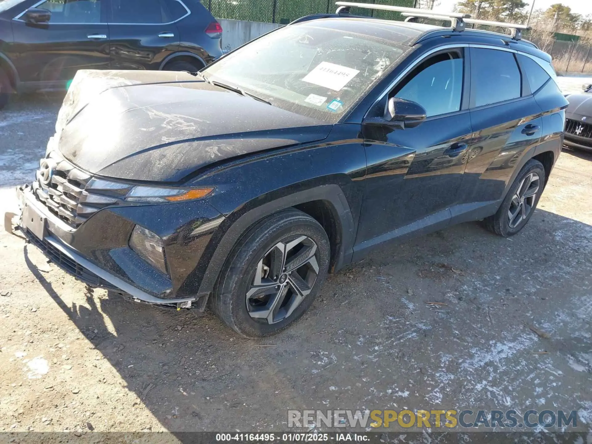 2 Photograph of a damaged car KM8JFCA12NU039907 HYUNDAI TUCSON HYBRID 2022