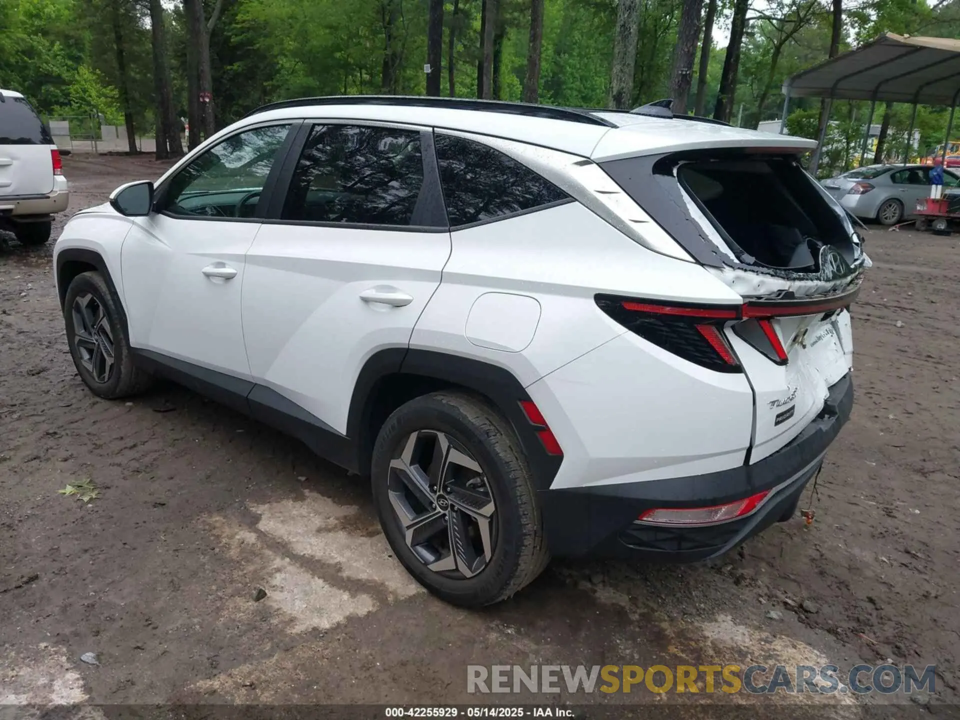 3 Photograph of a damaged car KM8JFCA12NU060272 HYUNDAI TUCSON HYBRID 2022