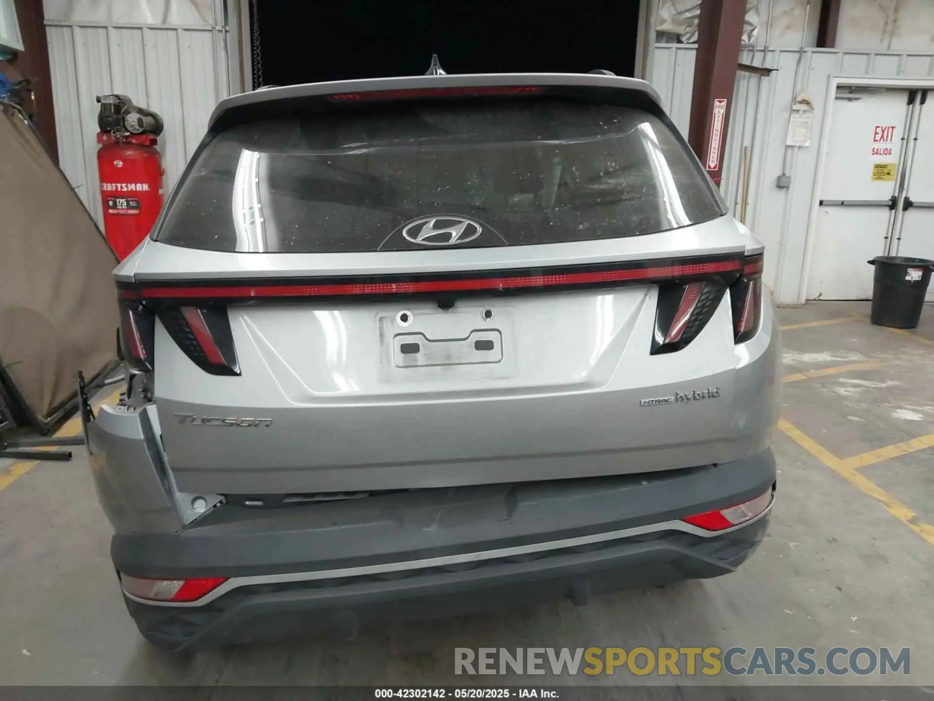 16 Photograph of a damaged car KM8JFCA14NU058491 HYUNDAI TUCSON HYBRID 2022