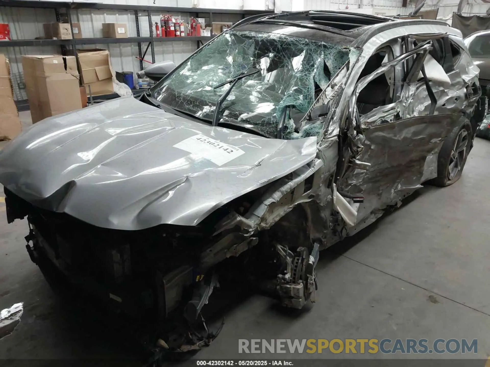 2 Photograph of a damaged car KM8JFCA14NU058491 HYUNDAI TUCSON HYBRID 2022