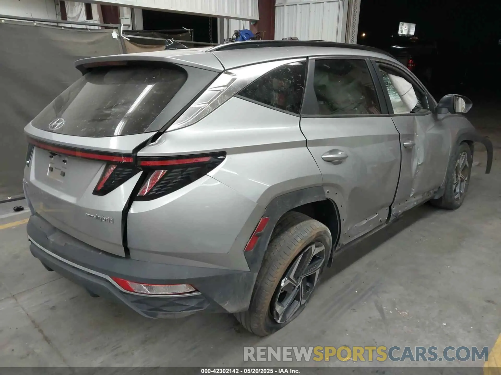 4 Photograph of a damaged car KM8JFCA14NU058491 HYUNDAI TUCSON HYBRID 2022