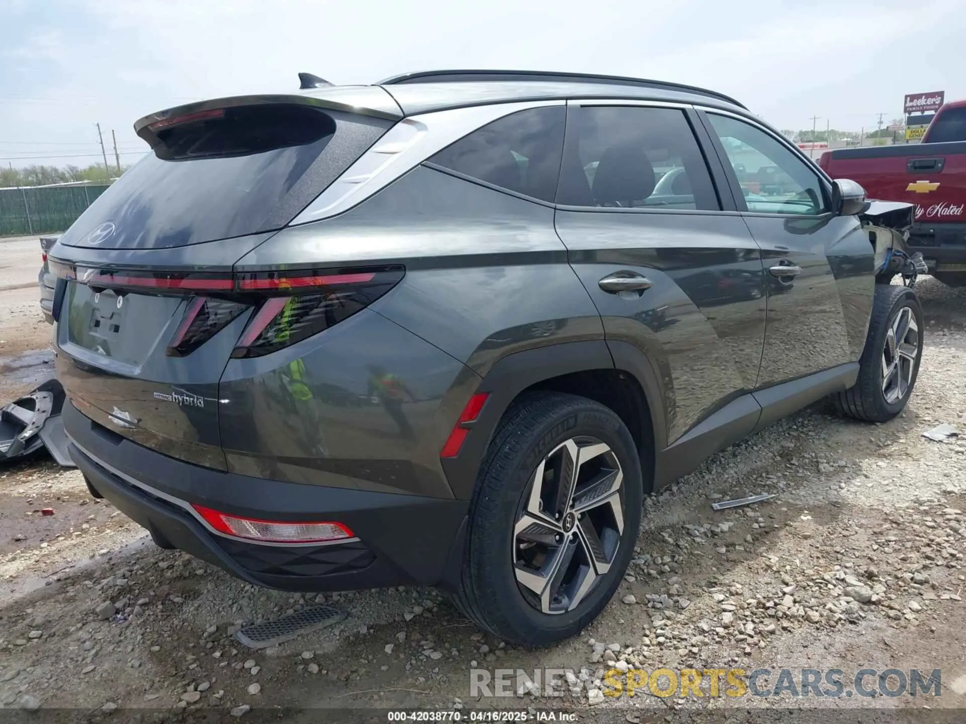 4 Photograph of a damaged car KM8JFCA14NU076957 HYUNDAI TUCSON HYBRID 2022