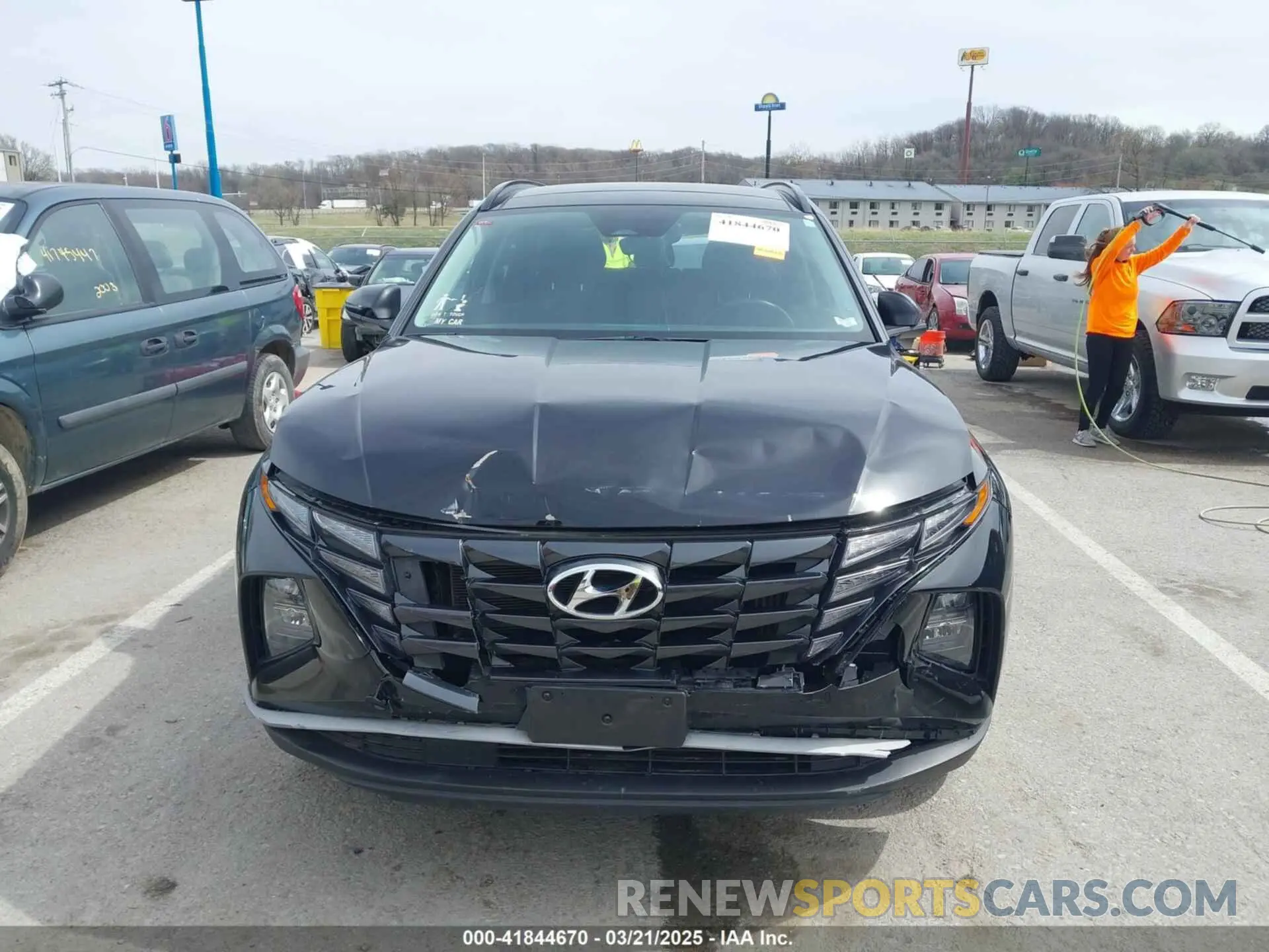 13 Photograph of a damaged car KM8JFCA17NU041846 HYUNDAI TUCSON HYBRID 2022