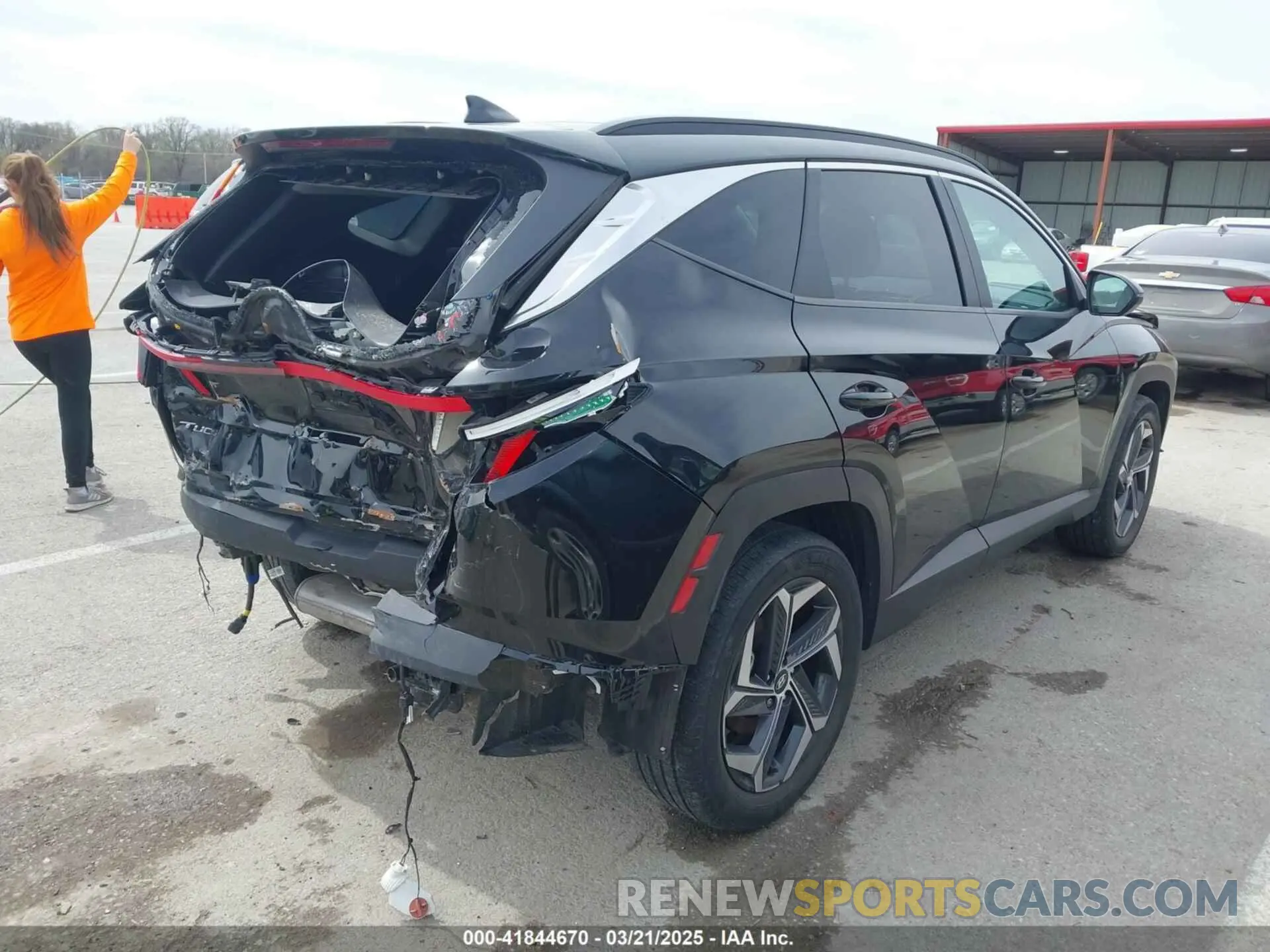 4 Photograph of a damaged car KM8JFCA17NU041846 HYUNDAI TUCSON HYBRID 2022