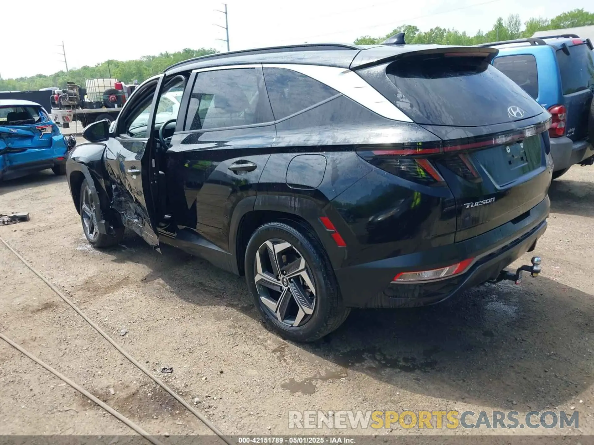 3 Photograph of a damaged car KM8JFCA17NU079013 HYUNDAI TUCSON HYBRID 2022