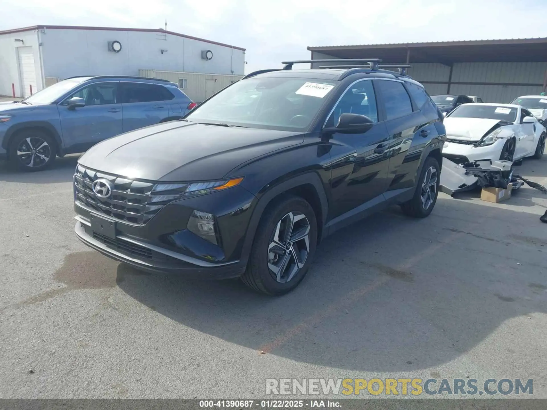 2 Photograph of a damaged car KM8JFCA18NU026370 HYUNDAI TUCSON HYBRID 2022