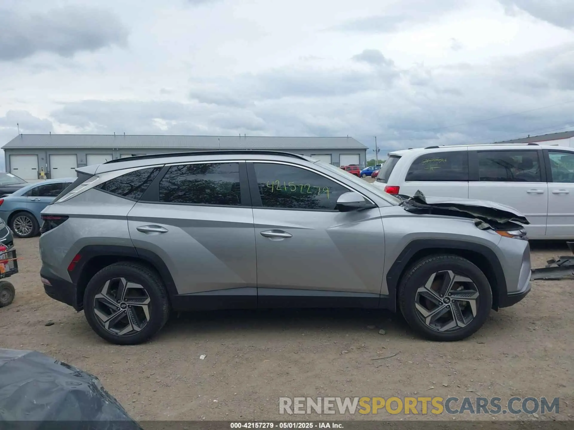 13 Photograph of a damaged car KM8JFCA18NU056372 HYUNDAI TUCSON HYBRID 2022