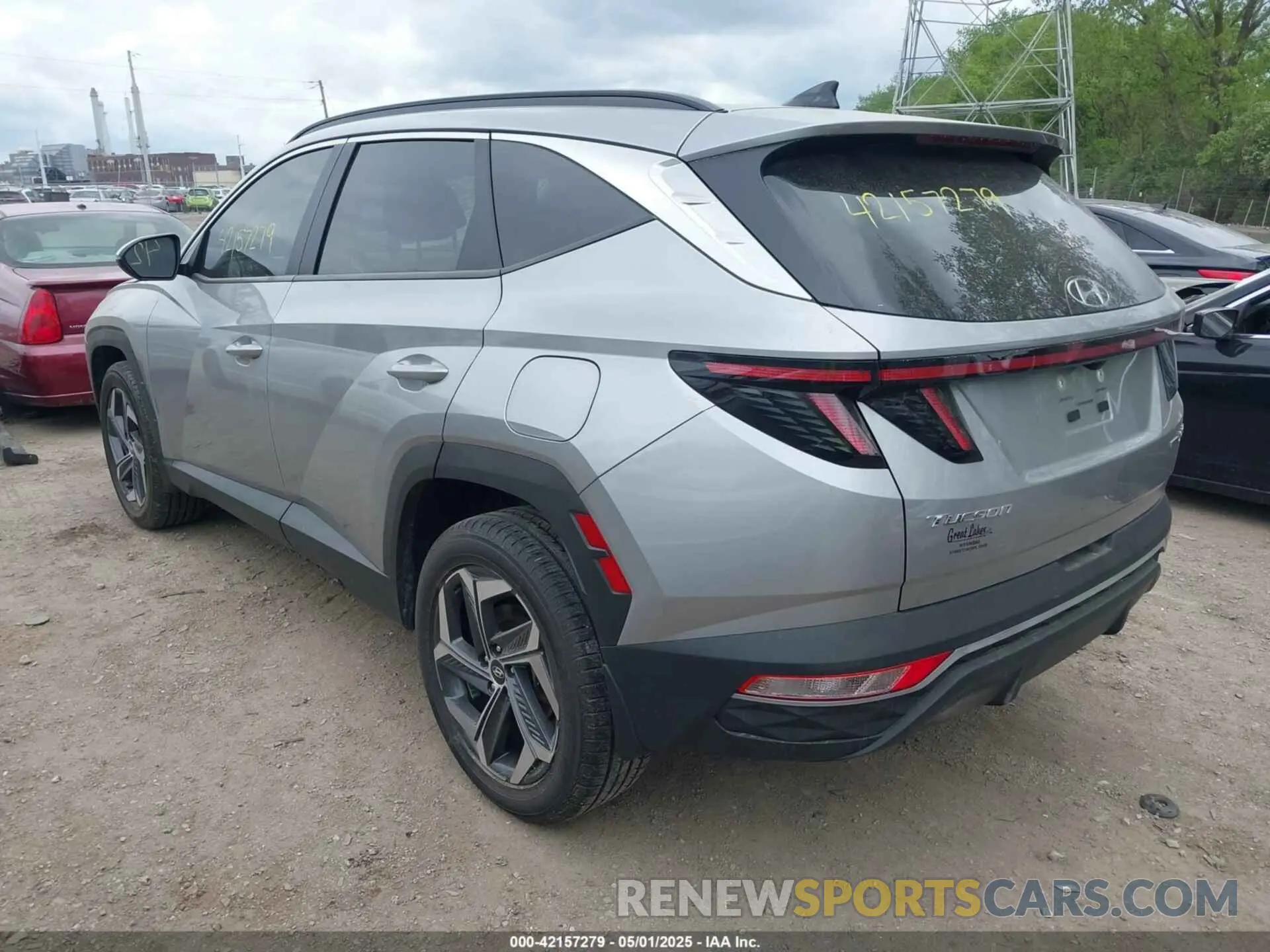 3 Photograph of a damaged car KM8JFCA18NU056372 HYUNDAI TUCSON HYBRID 2022