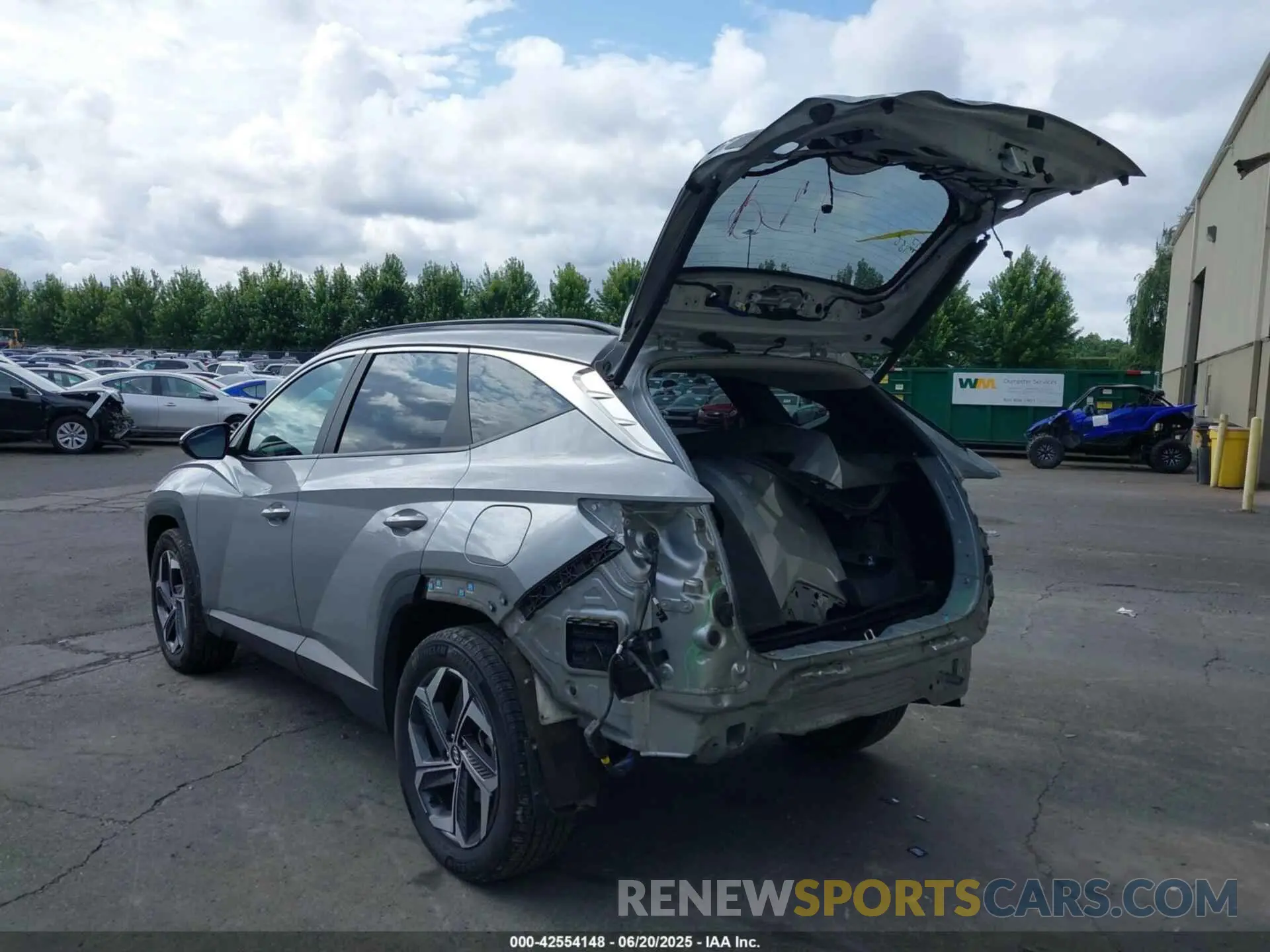 3 Photograph of a damaged car KM8JFCA18NU058493 HYUNDAI TUCSON HYBRID 2022