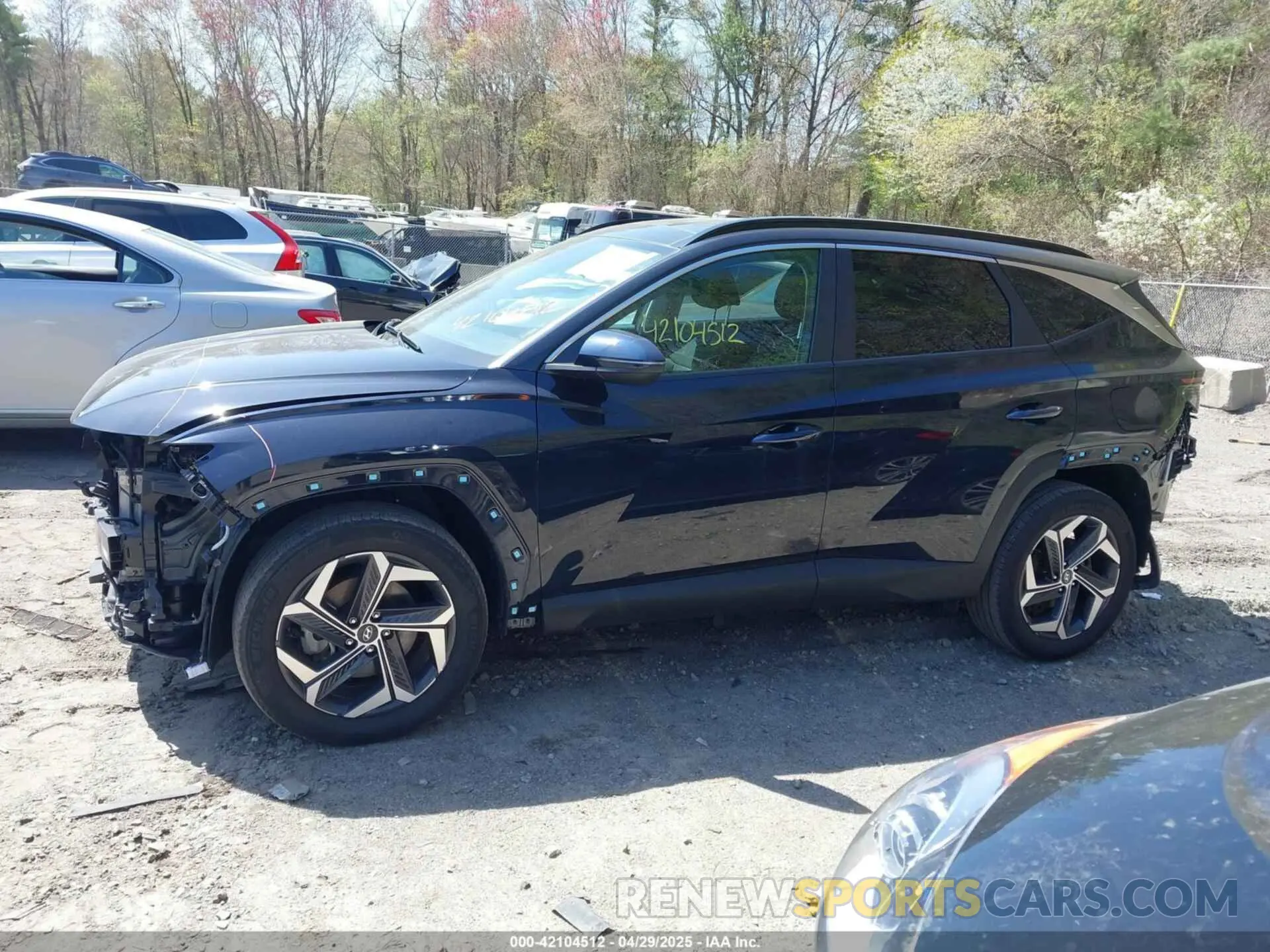 14 Photograph of a damaged car KM8JFCA18NU080719 HYUNDAI TUCSON HYBRID 2022