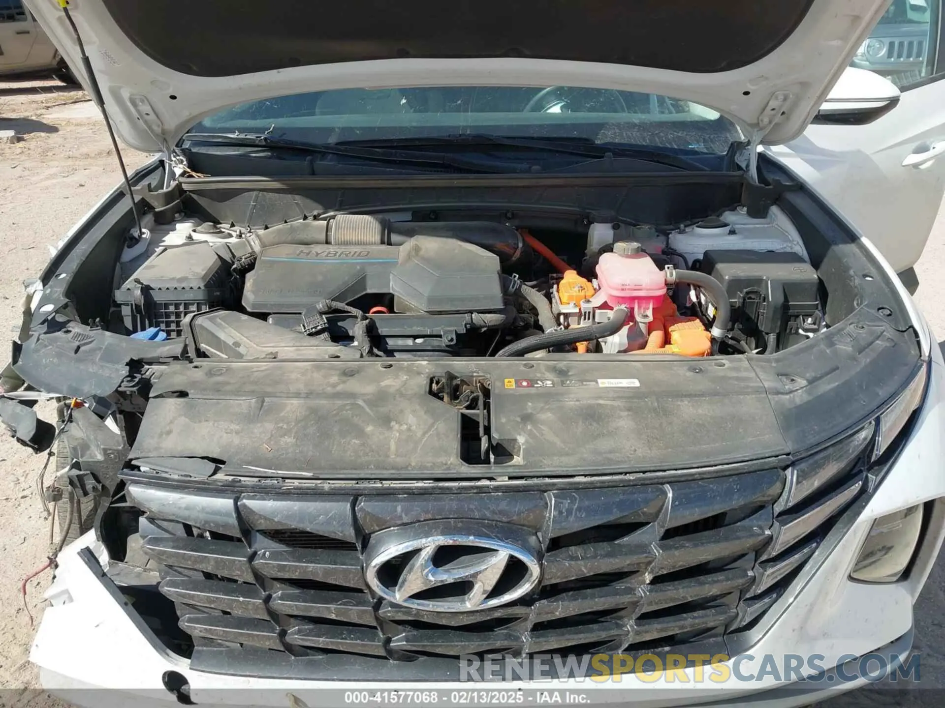 10 Photograph of a damaged car KM8JFCA1XNU034258 HYUNDAI TUCSON HYBRID 2022