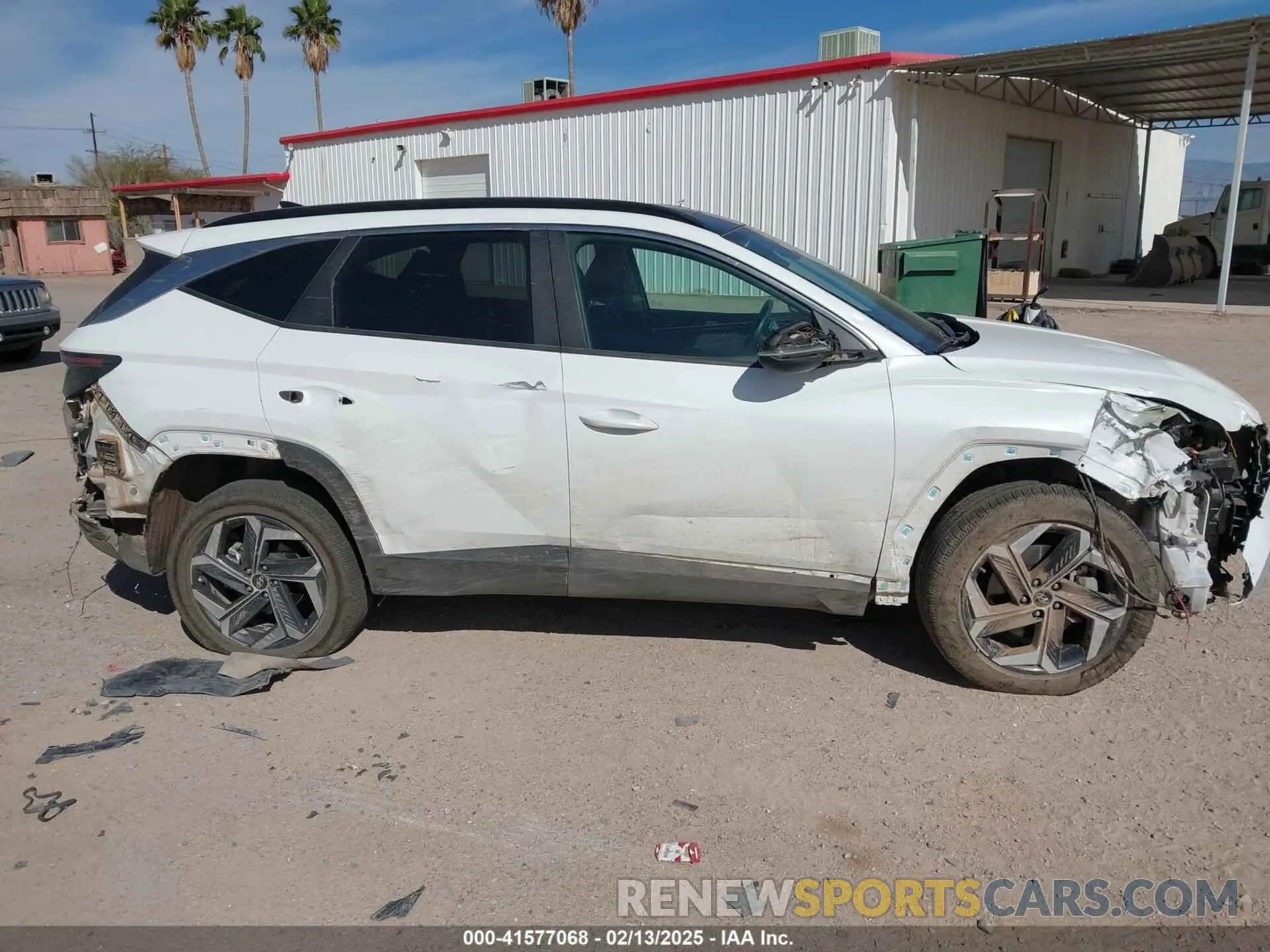 14 Photograph of a damaged car KM8JFCA1XNU034258 HYUNDAI TUCSON HYBRID 2022