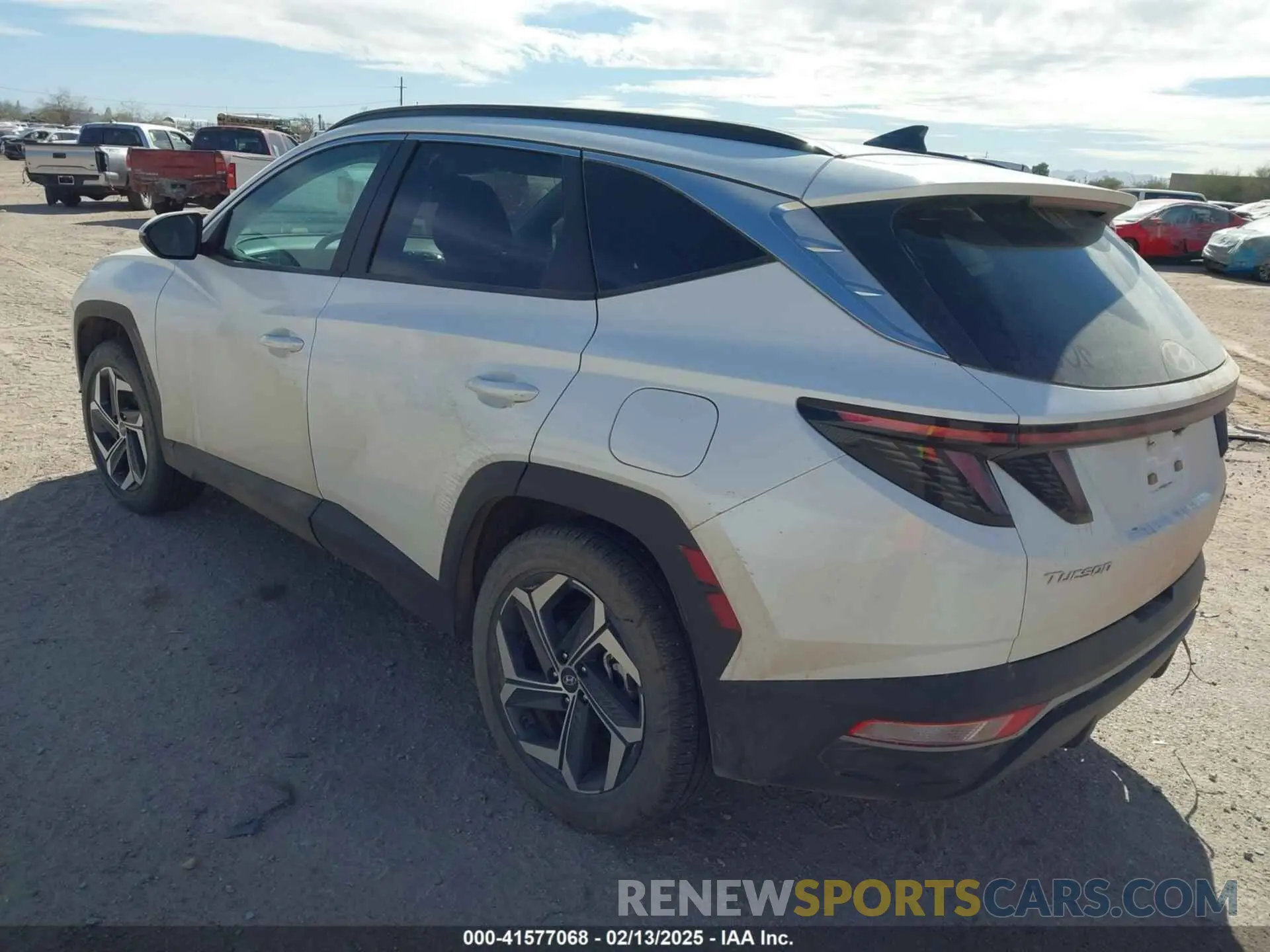 3 Photograph of a damaged car KM8JFCA1XNU034258 HYUNDAI TUCSON HYBRID 2022