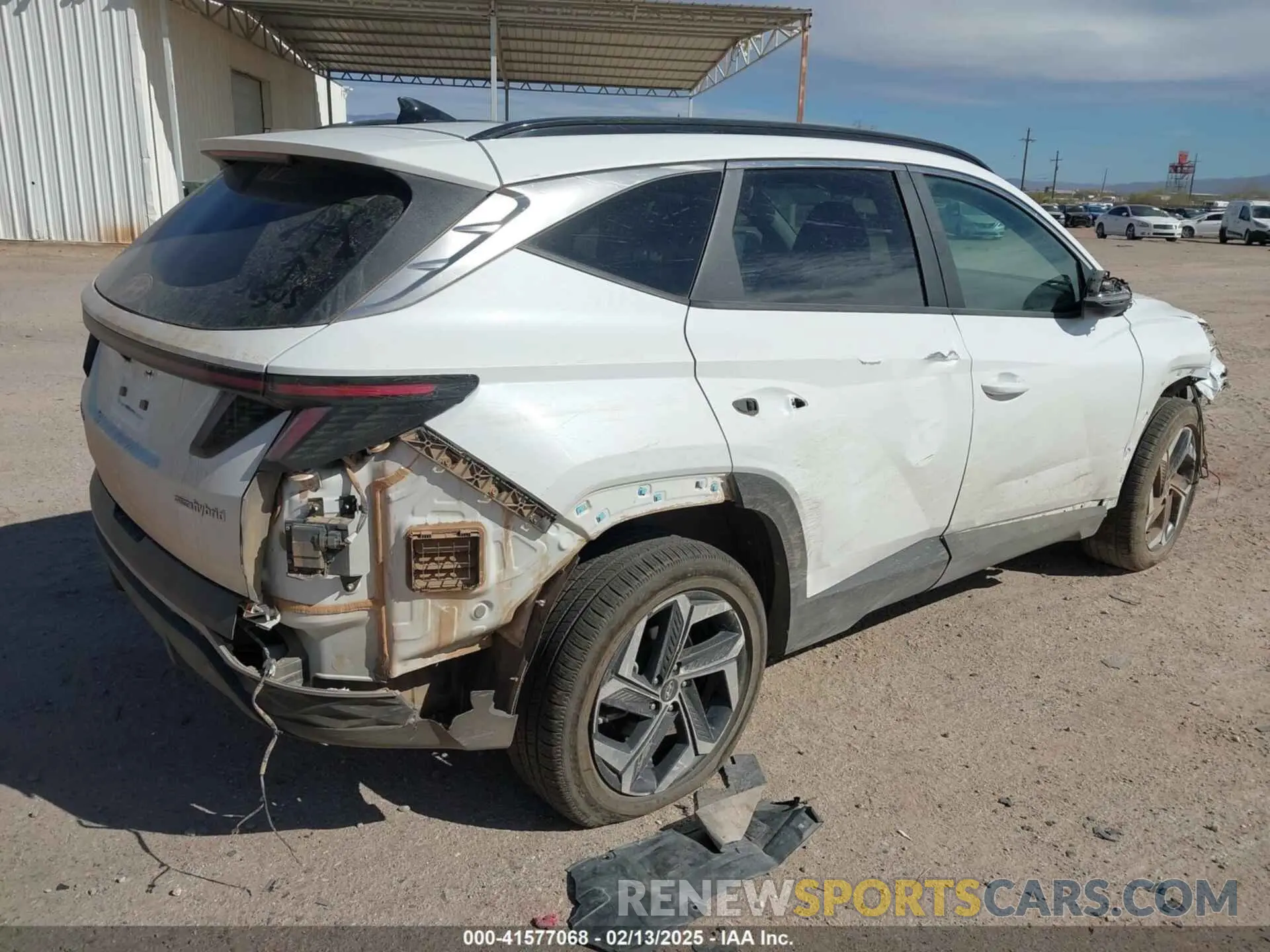 4 Photograph of a damaged car KM8JFCA1XNU034258 HYUNDAI TUCSON HYBRID 2022
