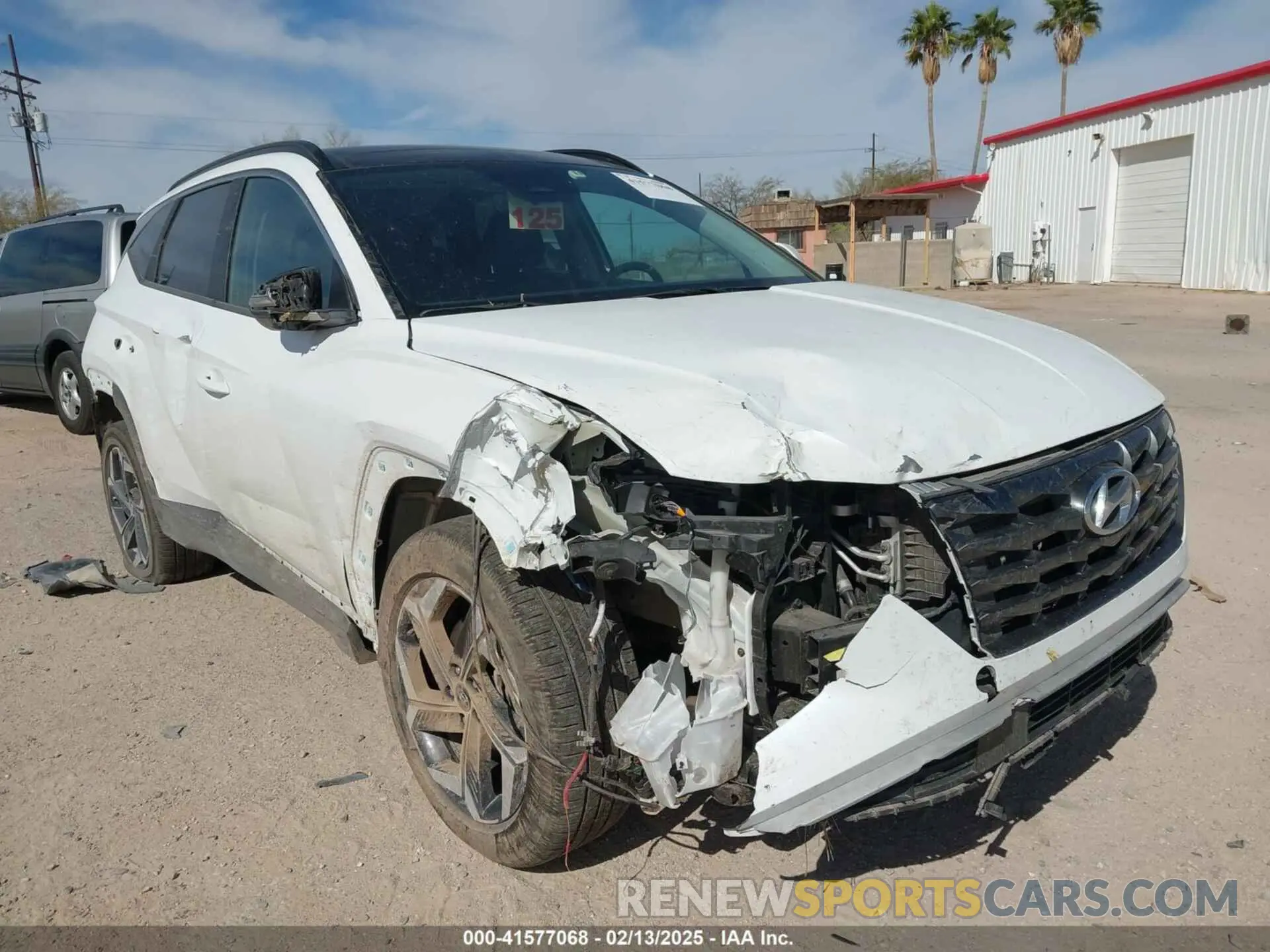 6 Photograph of a damaged car KM8JFCA1XNU034258 HYUNDAI TUCSON HYBRID 2022