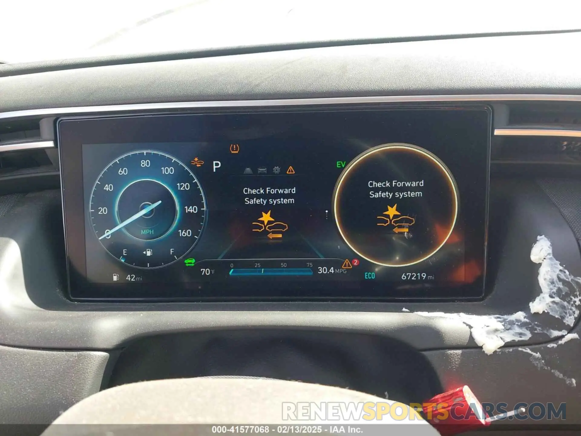 7 Photograph of a damaged car KM8JFCA1XNU034258 HYUNDAI TUCSON HYBRID 2022