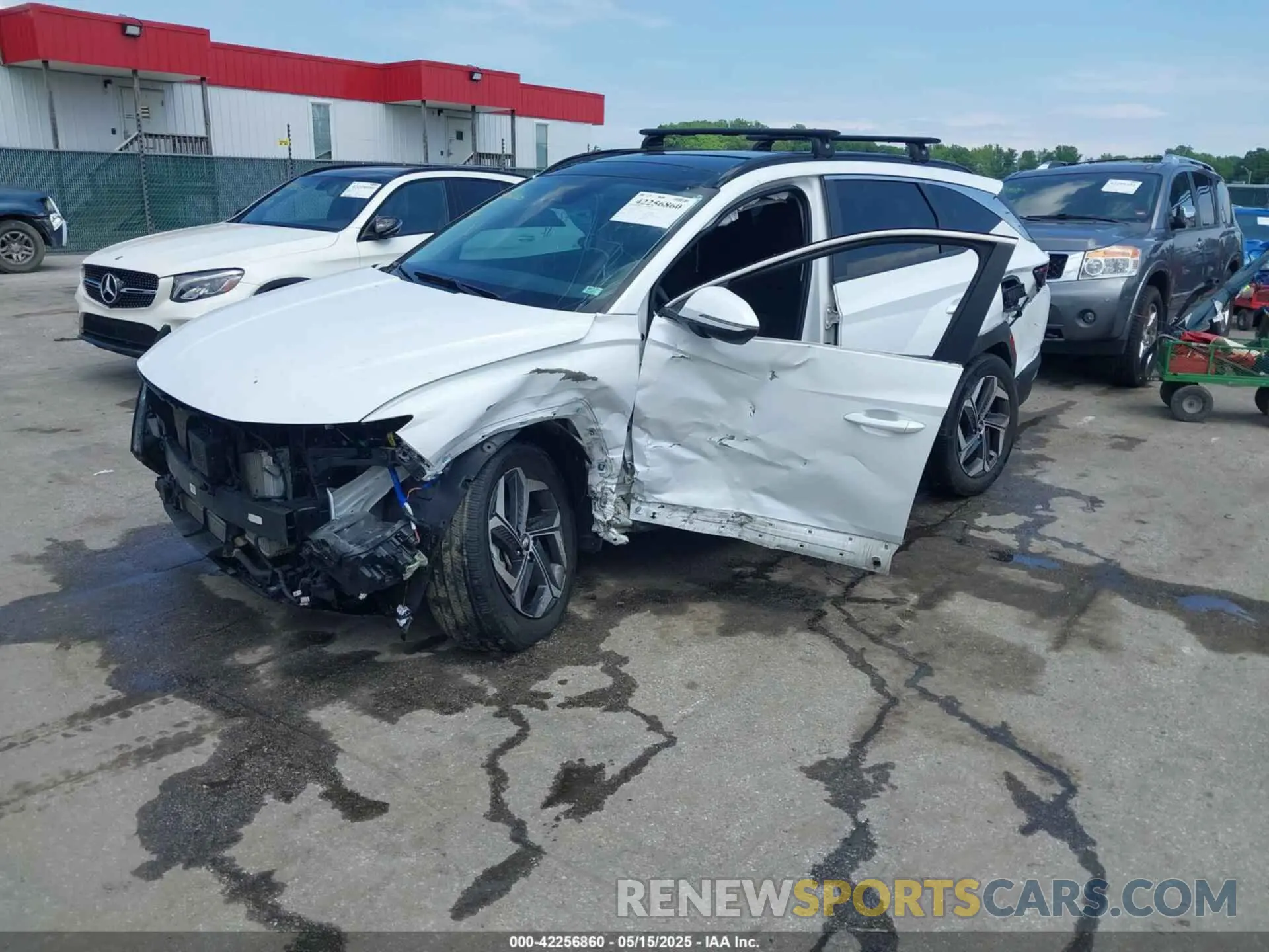 2 Photograph of a damaged car KM8JFCA1XNU057877 HYUNDAI TUCSON HYBRID 2022