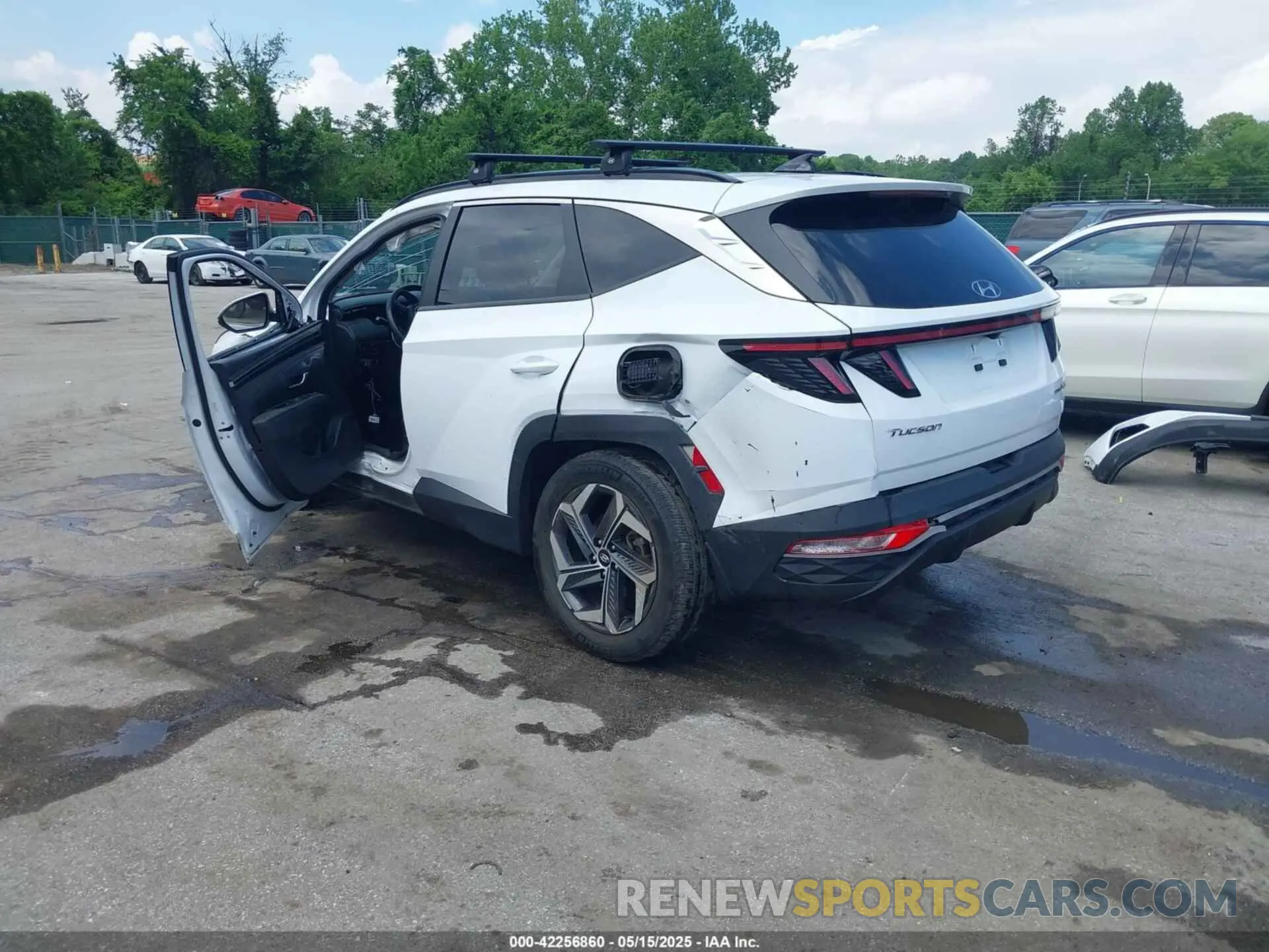 3 Photograph of a damaged car KM8JFCA1XNU057877 HYUNDAI TUCSON HYBRID 2022