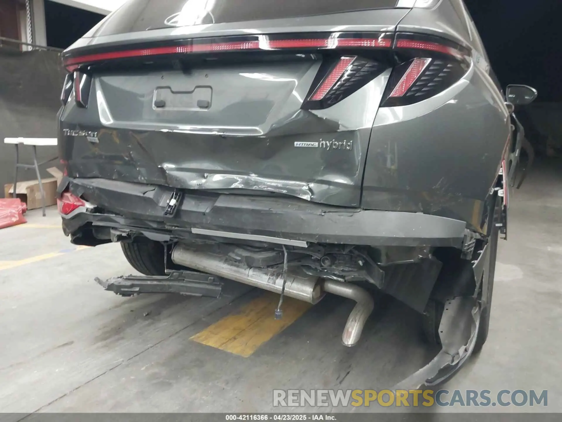 6 Photograph of a damaged car KM8JBCA14PU100284 HYUNDAI TUCSON HYBRID 2023