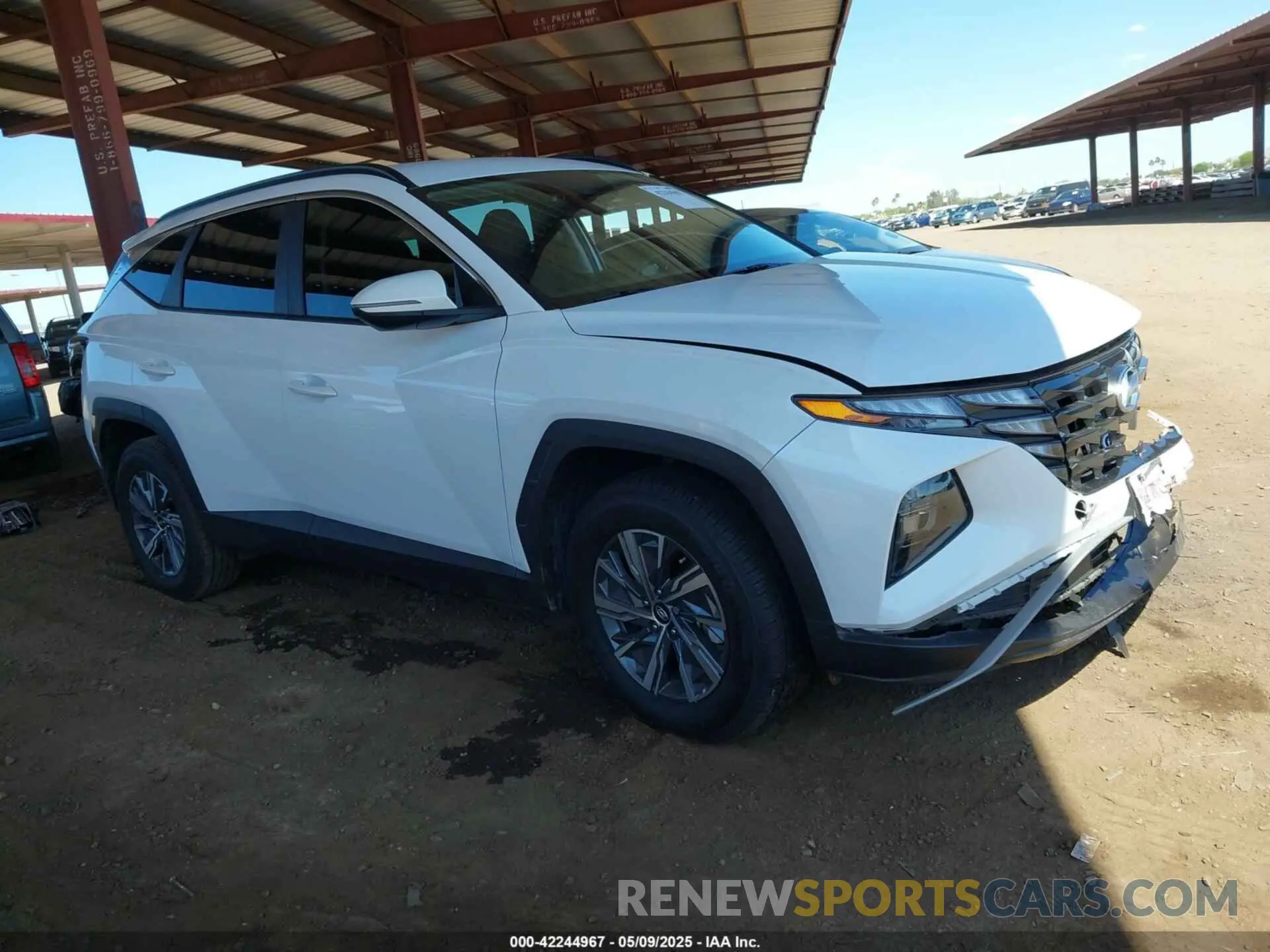 1 Photograph of a damaged car KM8JBCA19PU096801 HYUNDAI TUCSON HYBRID 2023