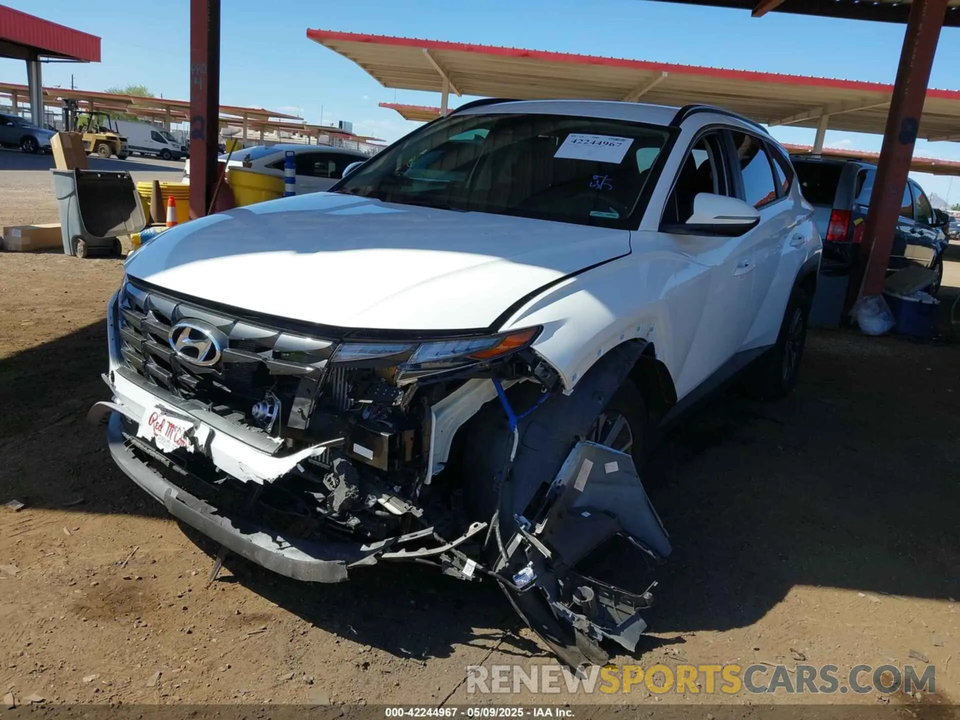 2 Photograph of a damaged car KM8JBCA19PU096801 HYUNDAI TUCSON HYBRID 2023