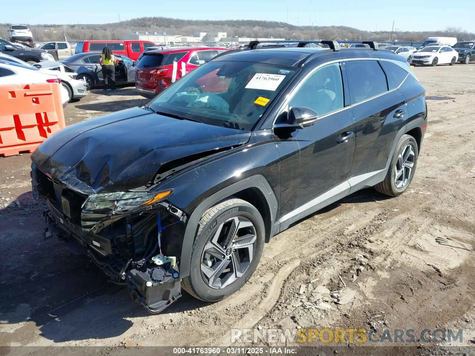 2 Photograph of a damaged car KM8JECA15PU130059 HYUNDAI TUCSON HYBRID 2023