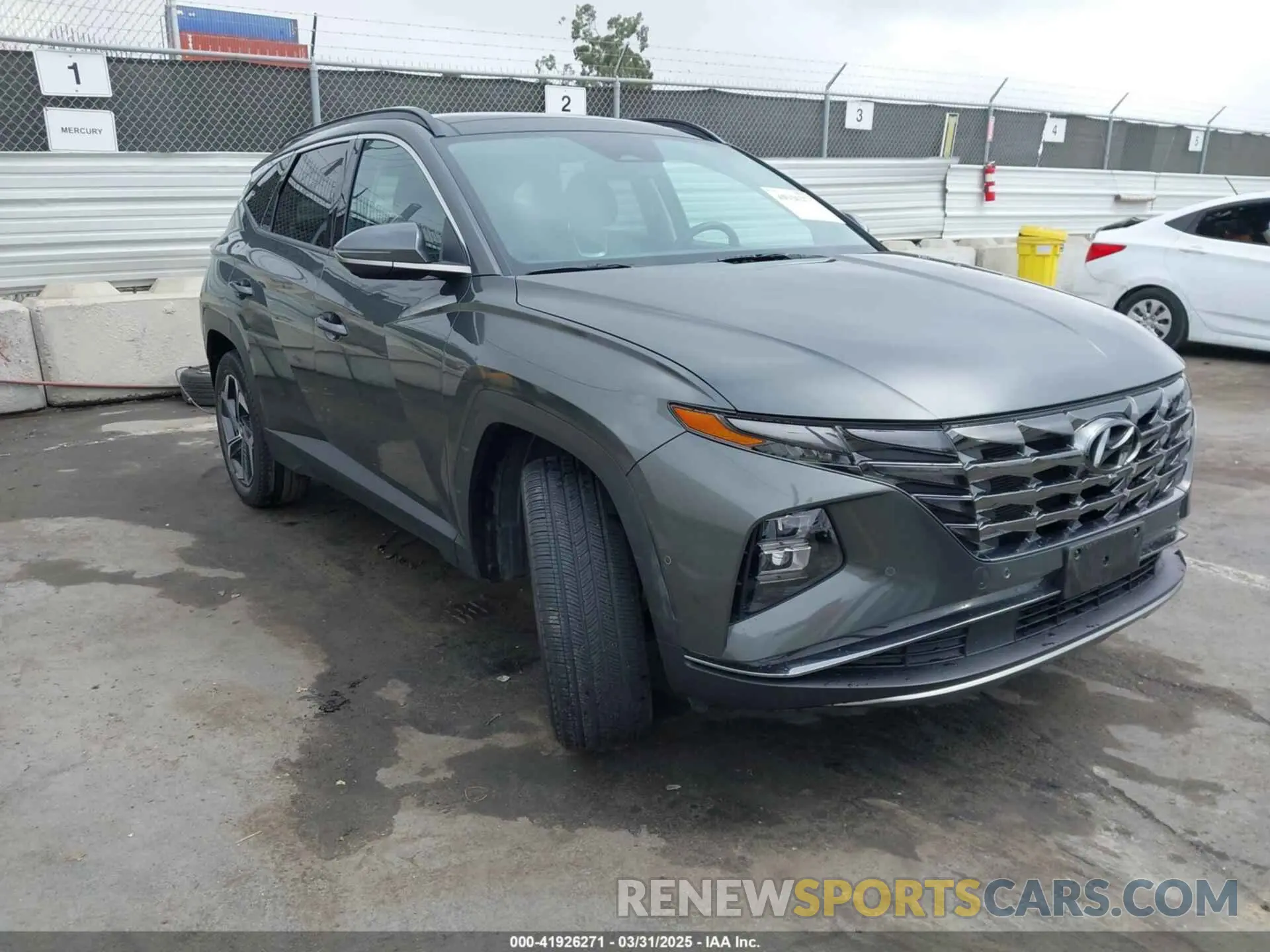 1 Photograph of a damaged car KM8JECA19PU091539 HYUNDAI TUCSON HYBRID 2023