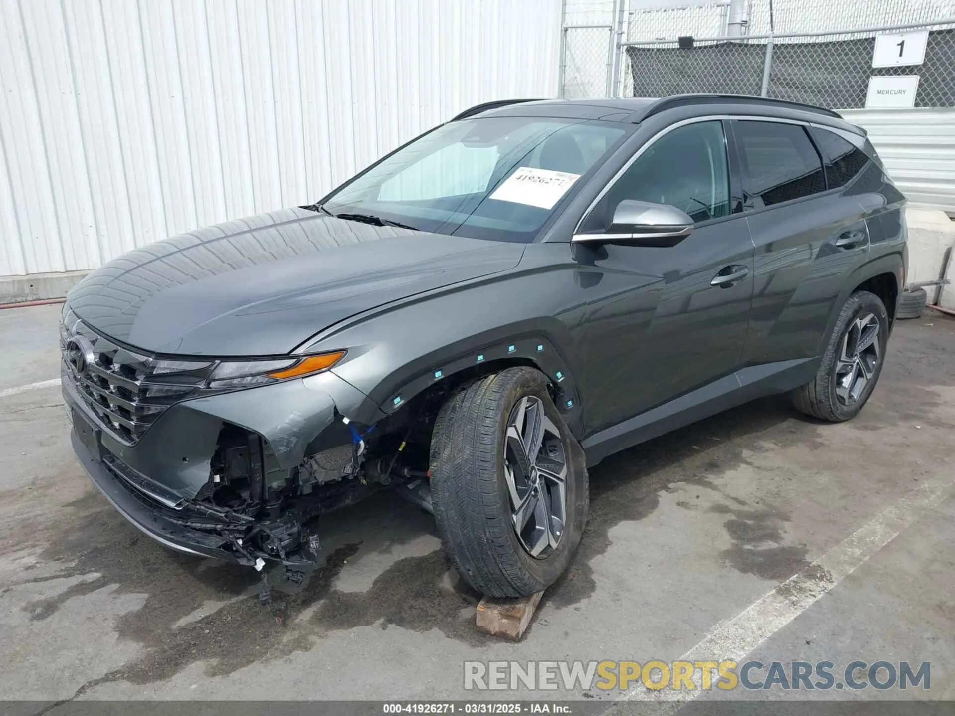 2 Photograph of a damaged car KM8JECA19PU091539 HYUNDAI TUCSON HYBRID 2023