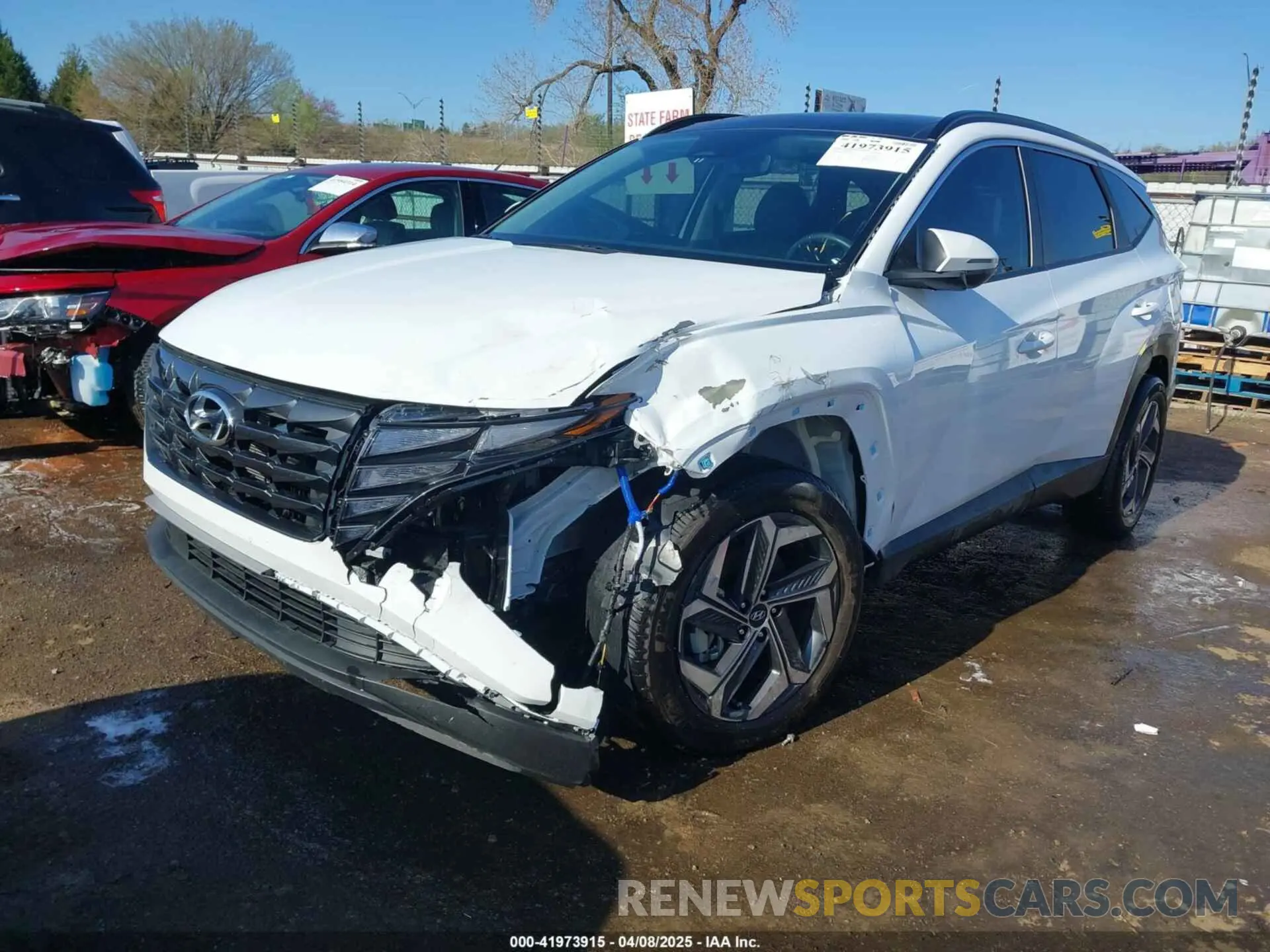 2 Photograph of a damaged car KM8JFCA10PU099946 HYUNDAI TUCSON HYBRID 2023