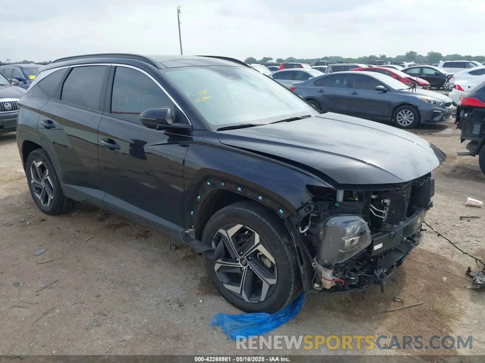 1 Photograph of a damaged car KM8JFCA12PU100014 HYUNDAI TUCSON HYBRID 2023