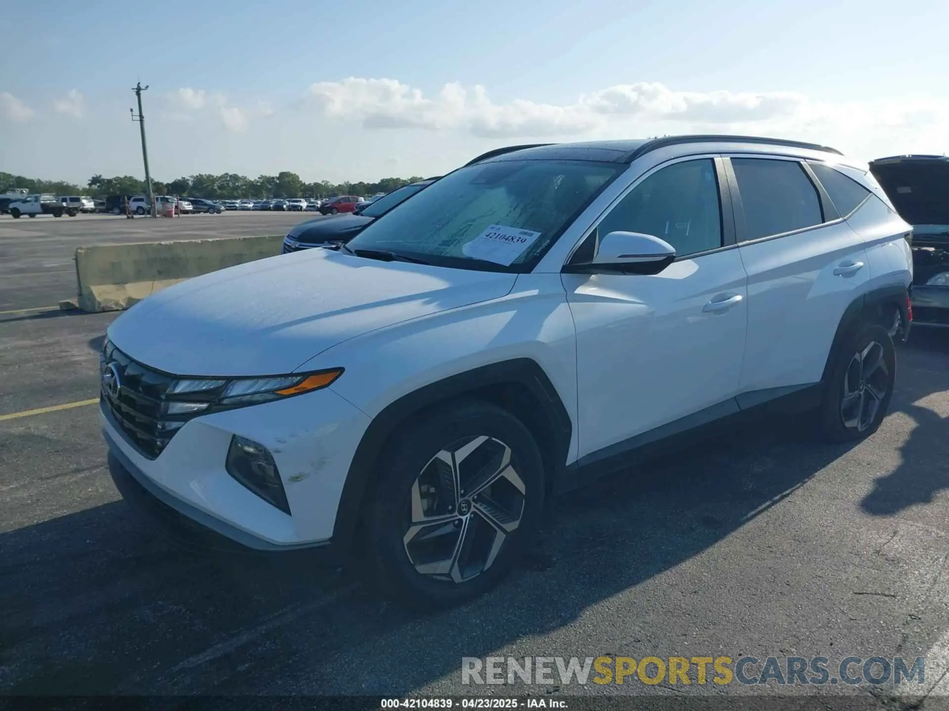 2 Photograph of a damaged car KM8JFCA13PU133071 HYUNDAI TUCSON HYBRID 2023