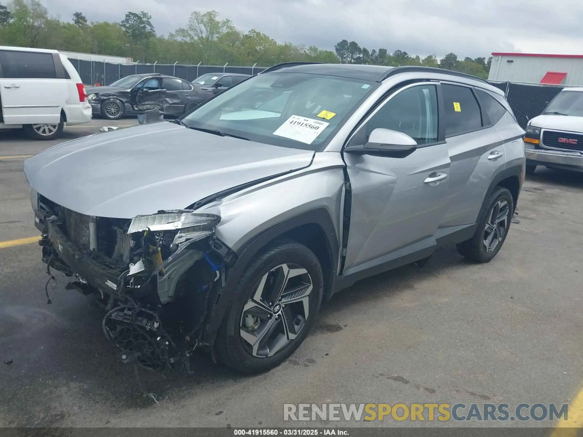 2 Photograph of a damaged car KM8JFCA16PU093696 HYUNDAI TUCSON HYBRID 2023