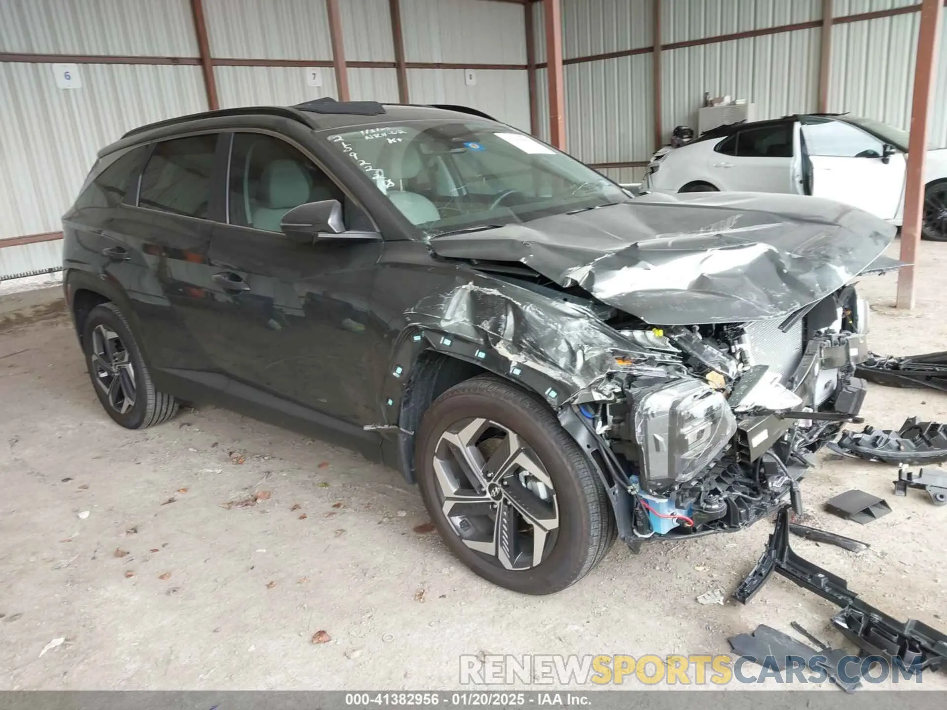 1 Photograph of a damaged car KM8JFCA16PU123747 HYUNDAI TUCSON HYBRID 2023