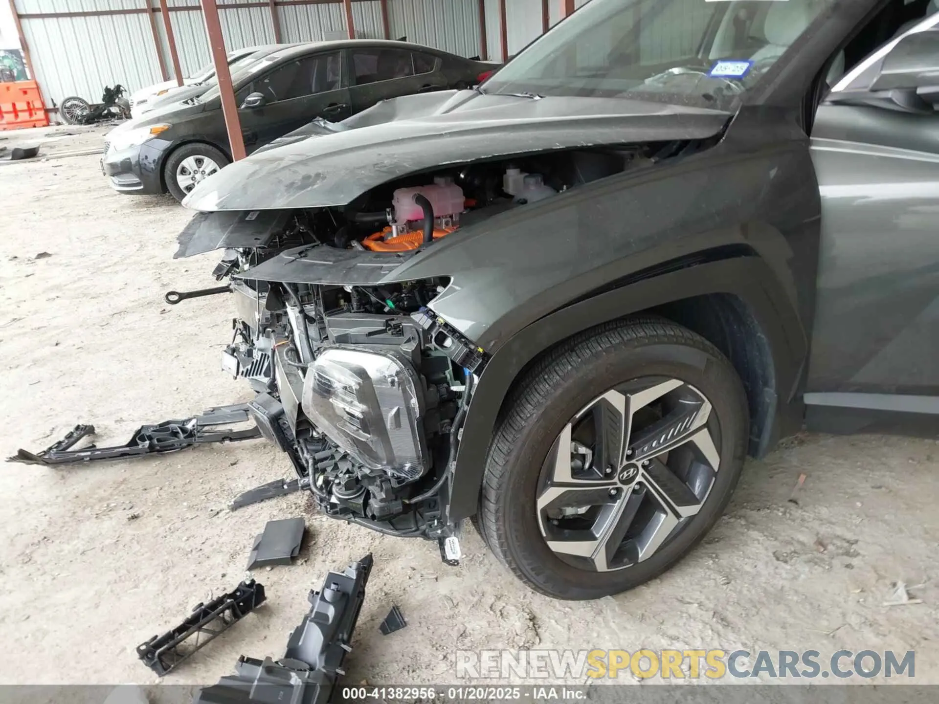 6 Photograph of a damaged car KM8JFCA16PU123747 HYUNDAI TUCSON HYBRID 2023