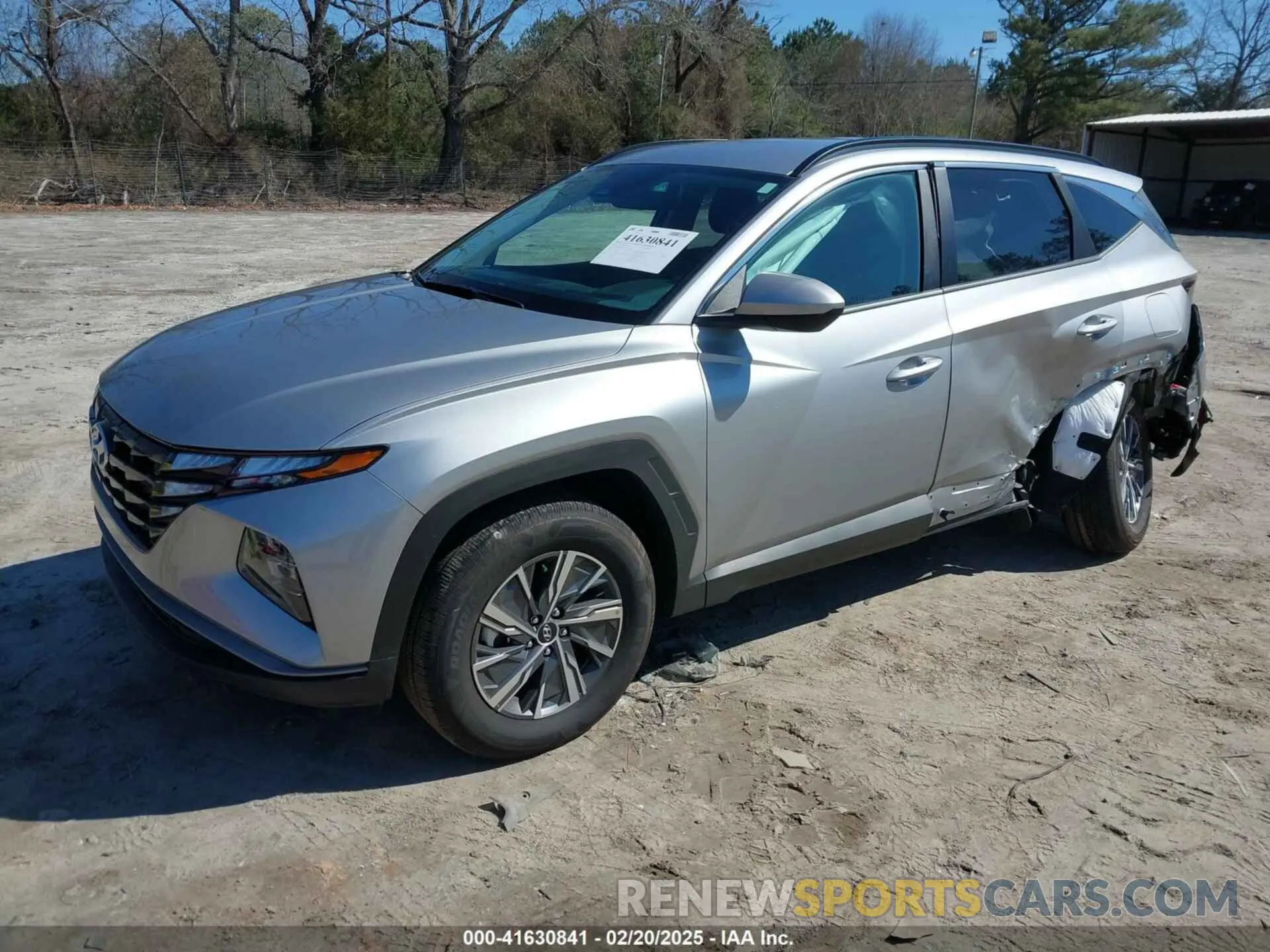 2 Photograph of a damaged car KM8JBCD14RU218673 HYUNDAI TUCSON HYBRID 2024