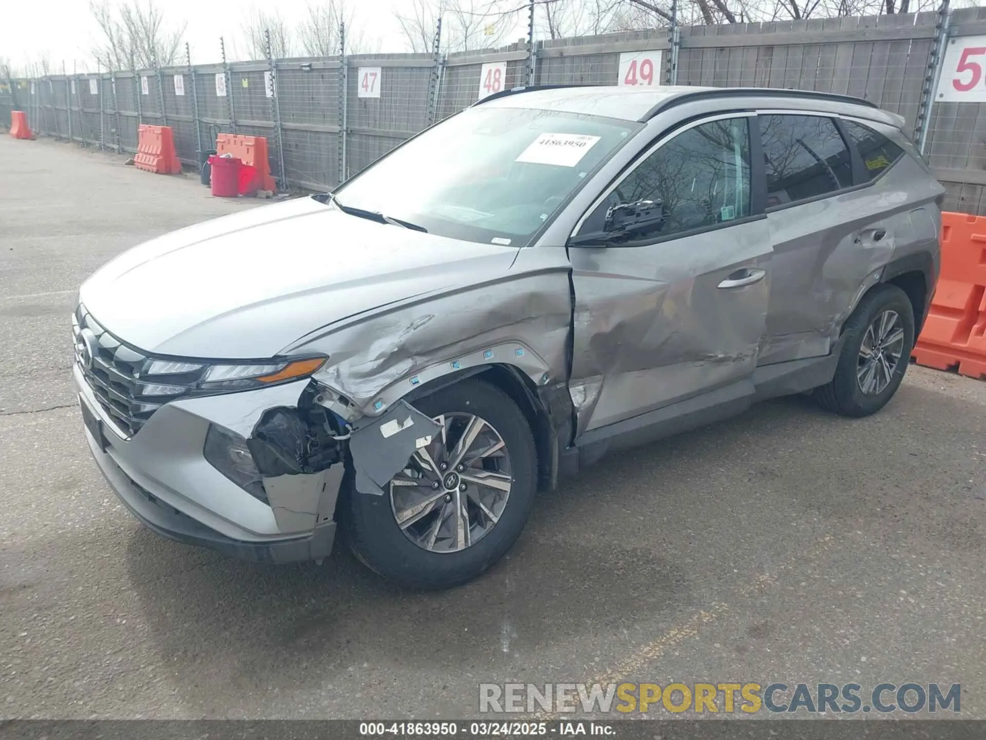 2 Photograph of a damaged car KM8JBCD17RU195387 HYUNDAI TUCSON HYBRID 2024
