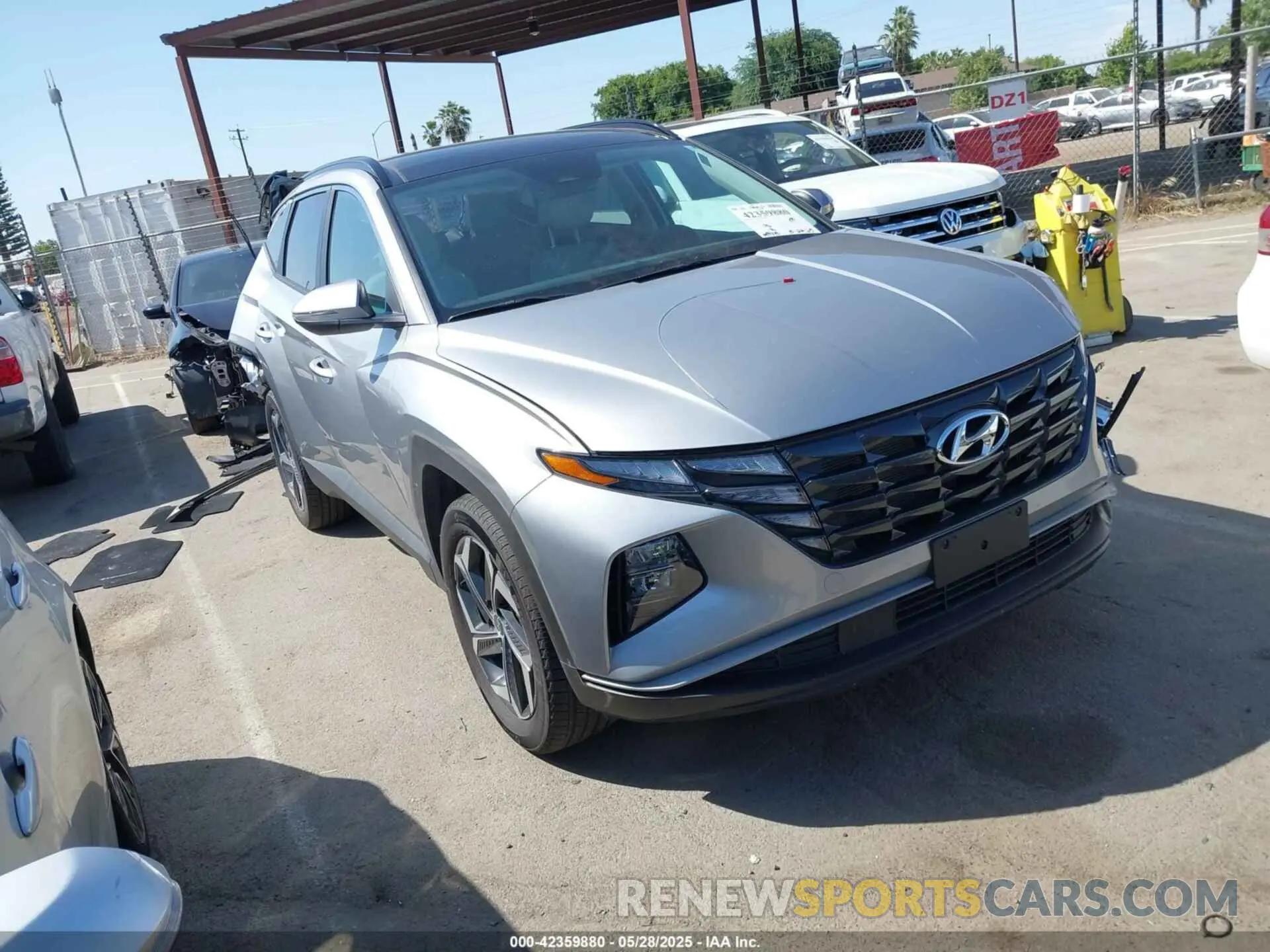 1 Photograph of a damaged car KM8JCCD11RU237100 HYUNDAI TUCSON HYBRID 2024