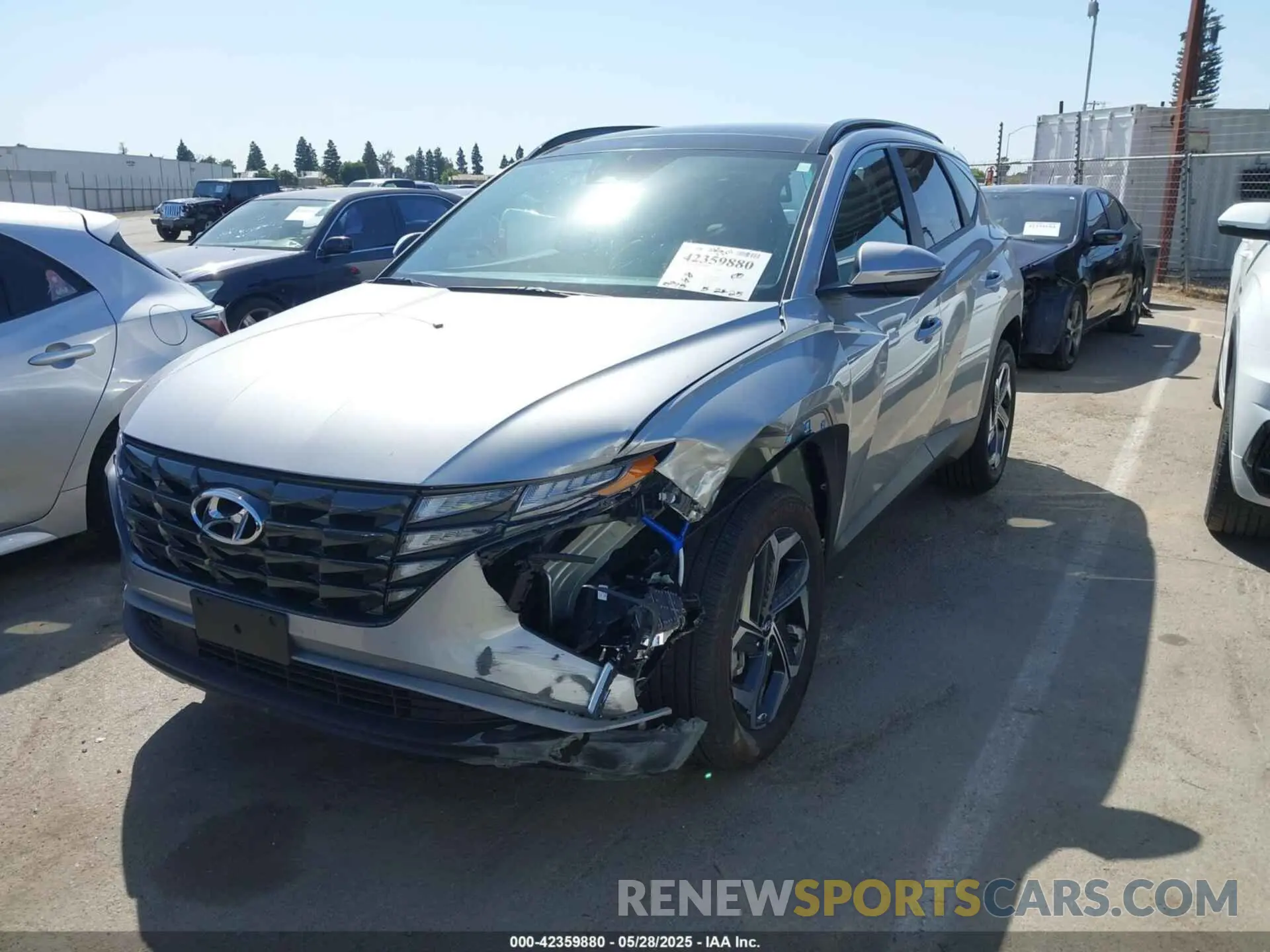 2 Photograph of a damaged car KM8JCCD11RU237100 HYUNDAI TUCSON HYBRID 2024