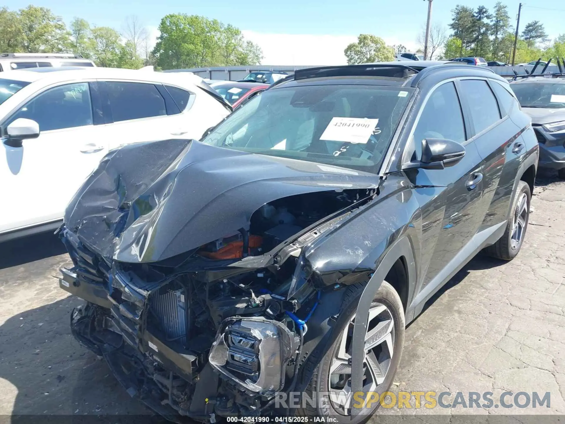 2 Photograph of a damaged car KM8JCCD12RU151794 HYUNDAI TUCSON HYBRID 2024