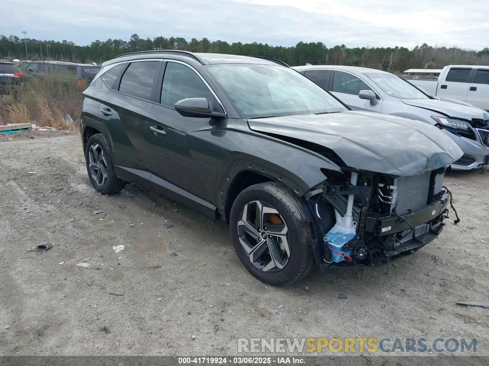 1 Photograph of a damaged car KM8JCCD12RU177361 HYUNDAI TUCSON HYBRID 2024