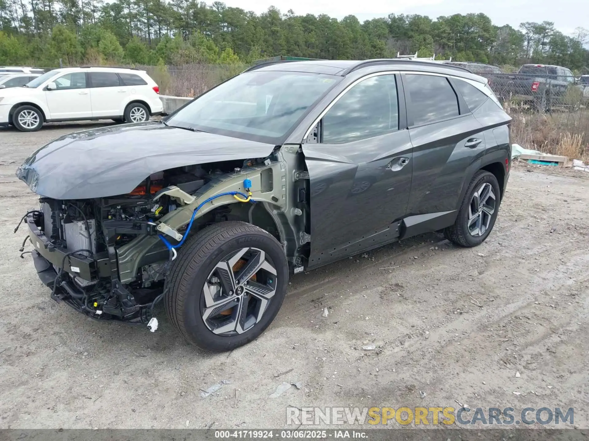 2 Photograph of a damaged car KM8JCCD12RU177361 HYUNDAI TUCSON HYBRID 2024
