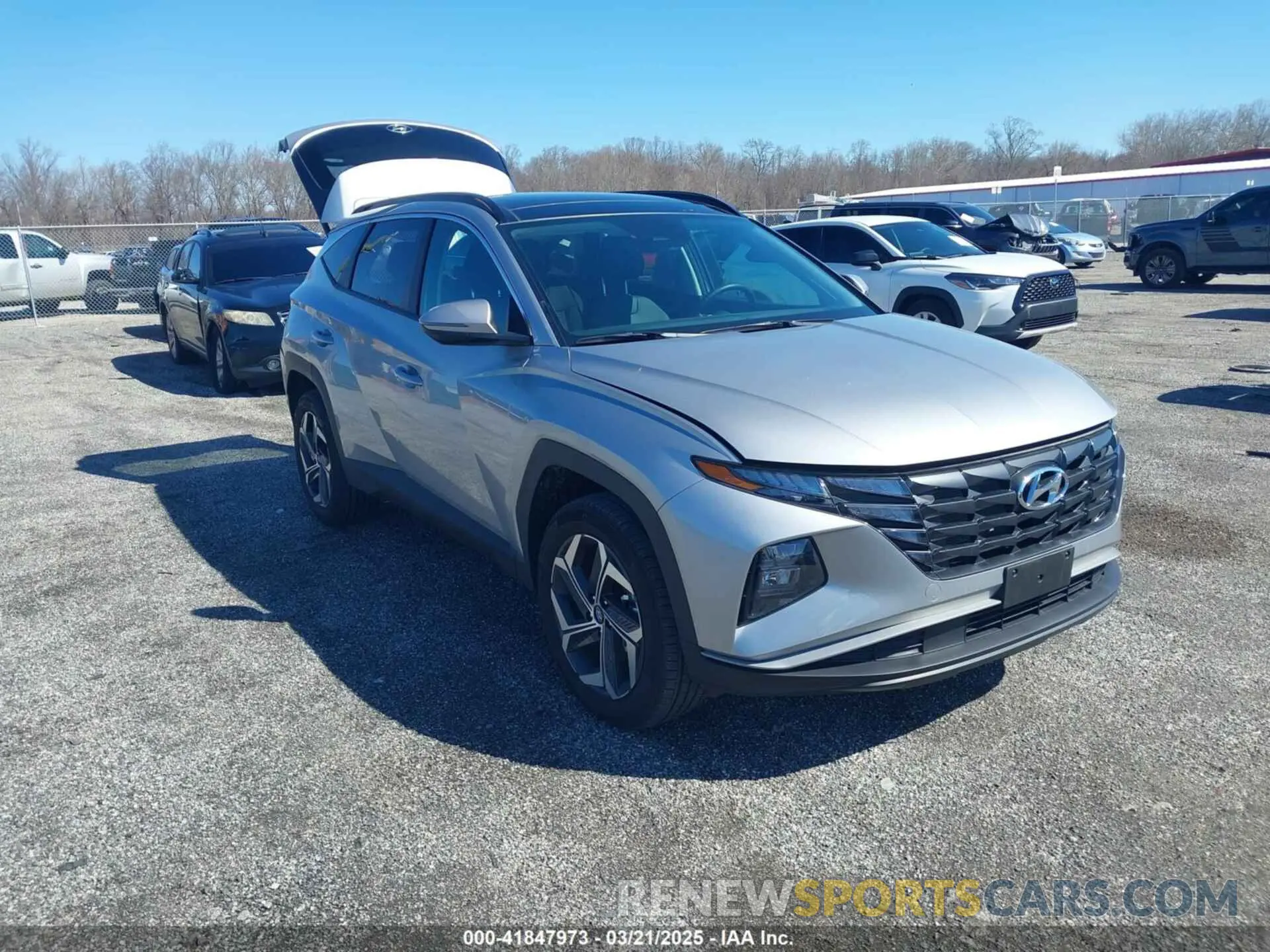 1 Photograph of a damaged car KM8JCCD12RU229474 HYUNDAI TUCSON HYBRID 2024