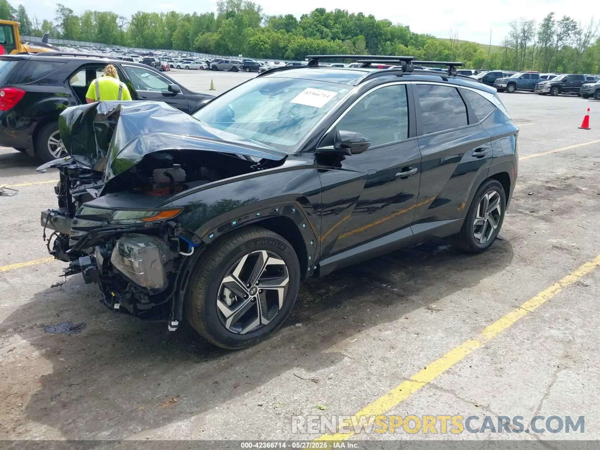2 Photograph of a damaged car KM8JCCD12RU234545 HYUNDAI TUCSON HYBRID 2024